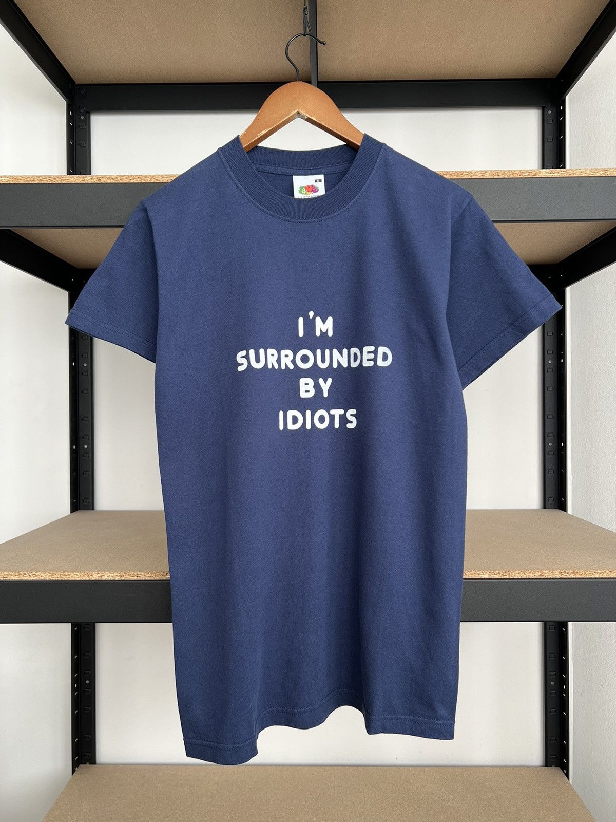 Vintage Vintage 2000s I'm Surrounded by Idiots Funny Humor T-shirt Size US S / EU 44-46 / 1 - 1 Thumbnail