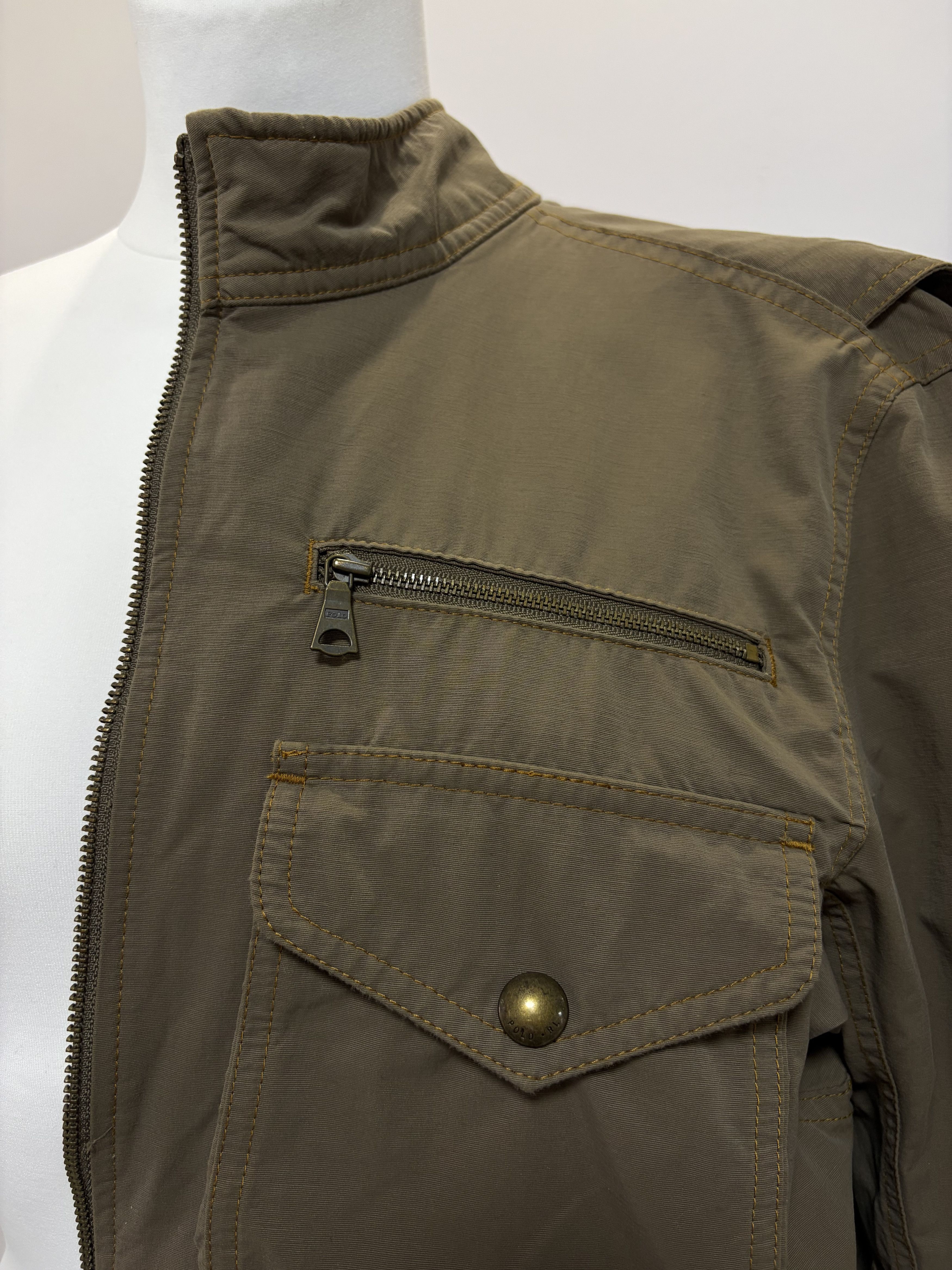 Ralph Lauren Blue Label RALPH LAUREN Belted Utility Jacket Coat RL Polo Vintage Size L / US 10 / IT 46 - 11 Thumbnail