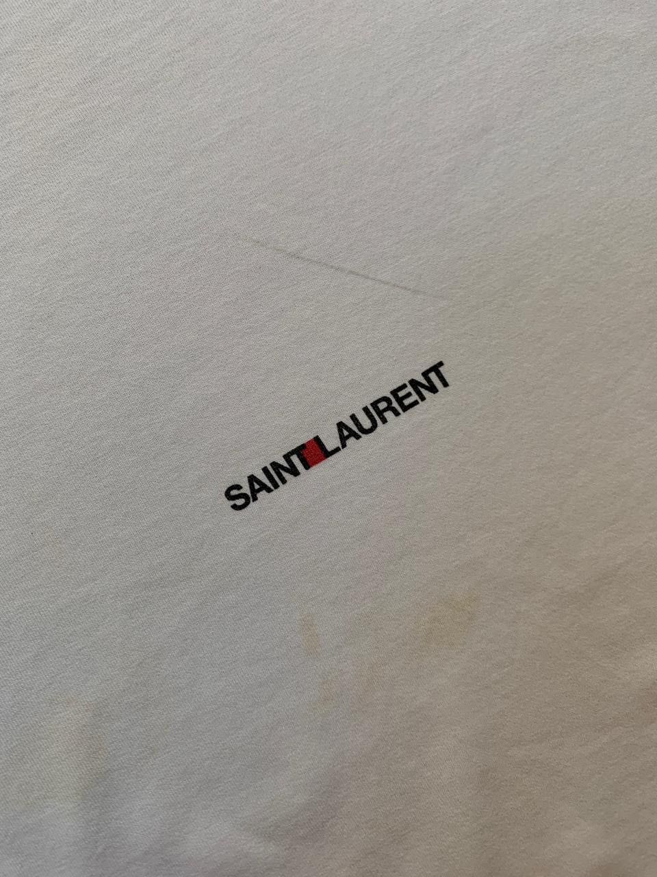 Saint Laurent Paris FREE TAX! Logo tee by Hedi Slimane Size US S / EU 44-46 / 1 - 6 Thumbnail