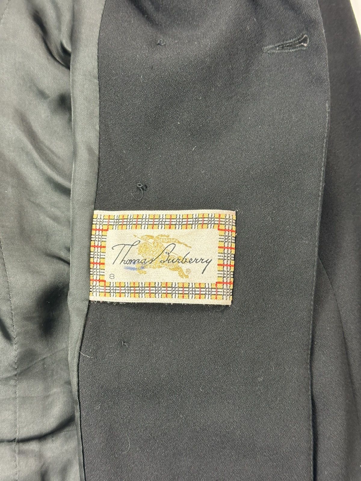 Burberry Thomas Burberry Wool Blazer Women's Black Size M / US 6-8 / IT 42-44 - 8 Thumbnail