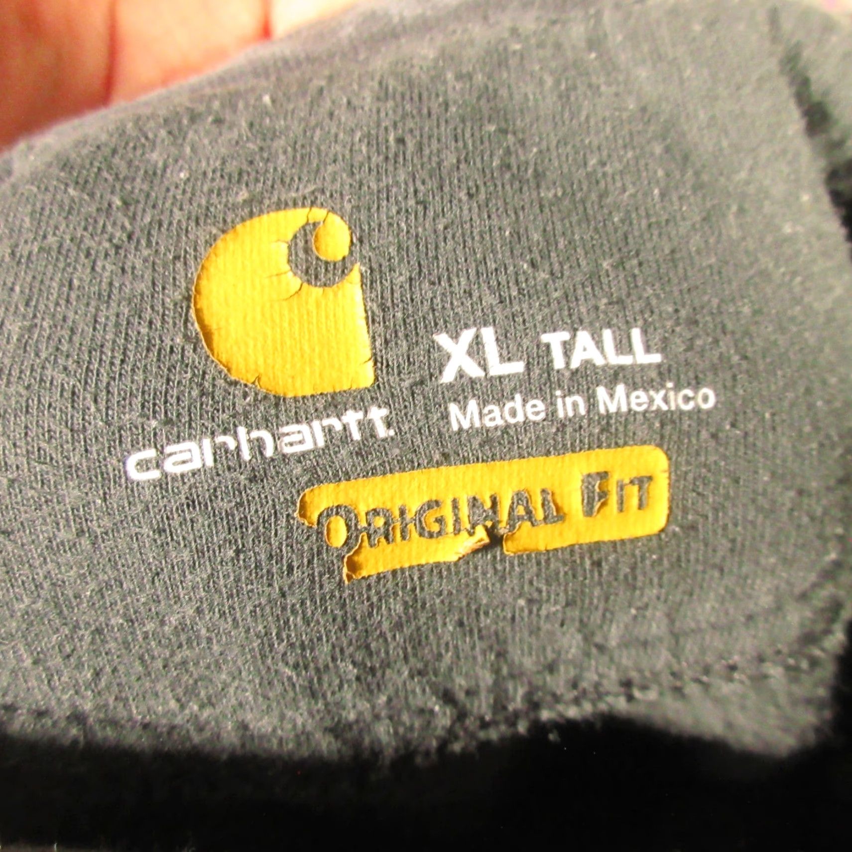 Carhartt VINTAGE Carhartt Hoodie Men XLT Black Rain Defender Heavyweight Jersey Zip Pullover Logo Distressed All Seasons Workwear 80s 90s Construction Mens Size US XL / EU 56 / 4 - 3 Thumbnail