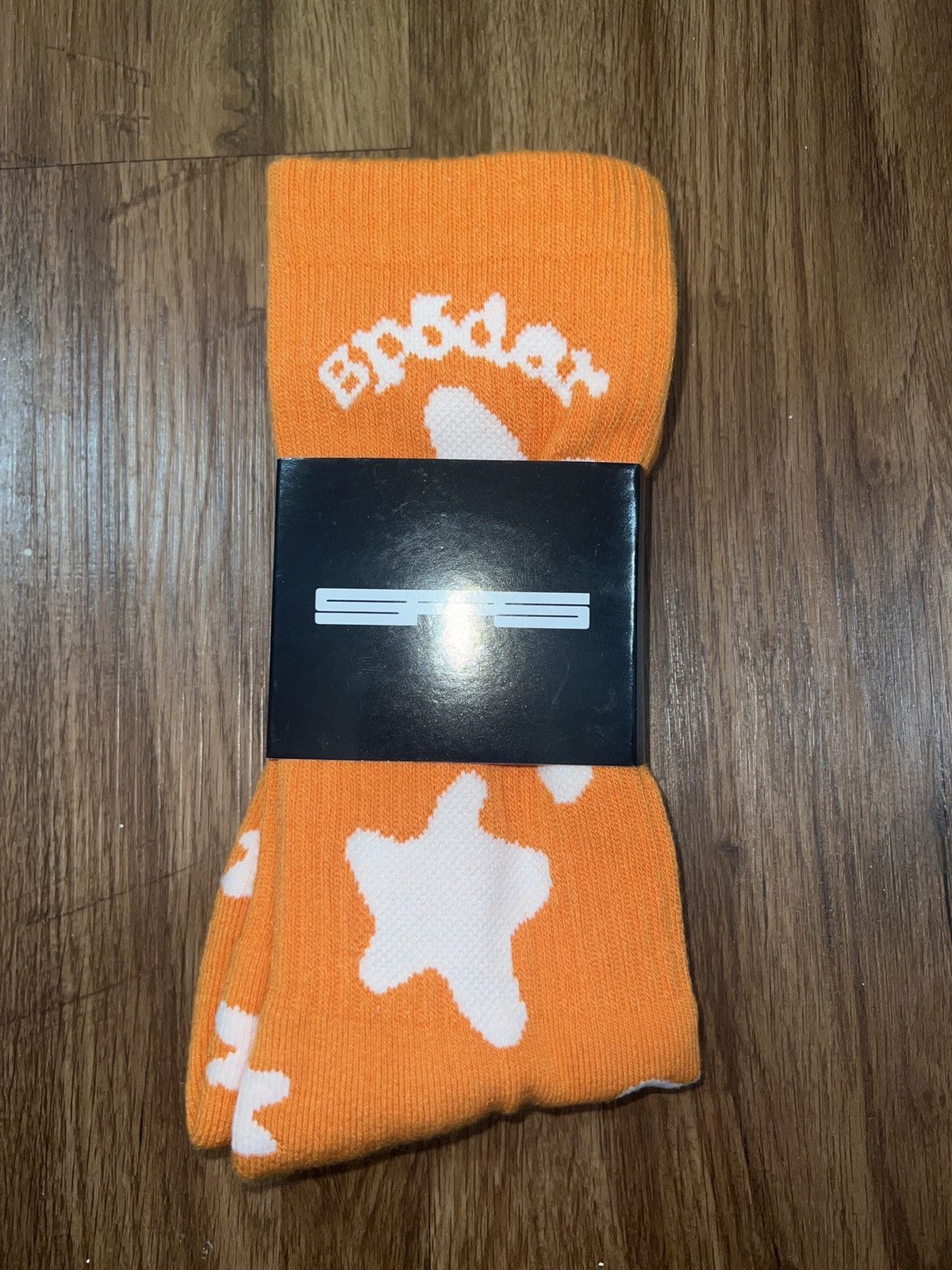 Spider worldwide Sp5der Beluga Orange and white socks