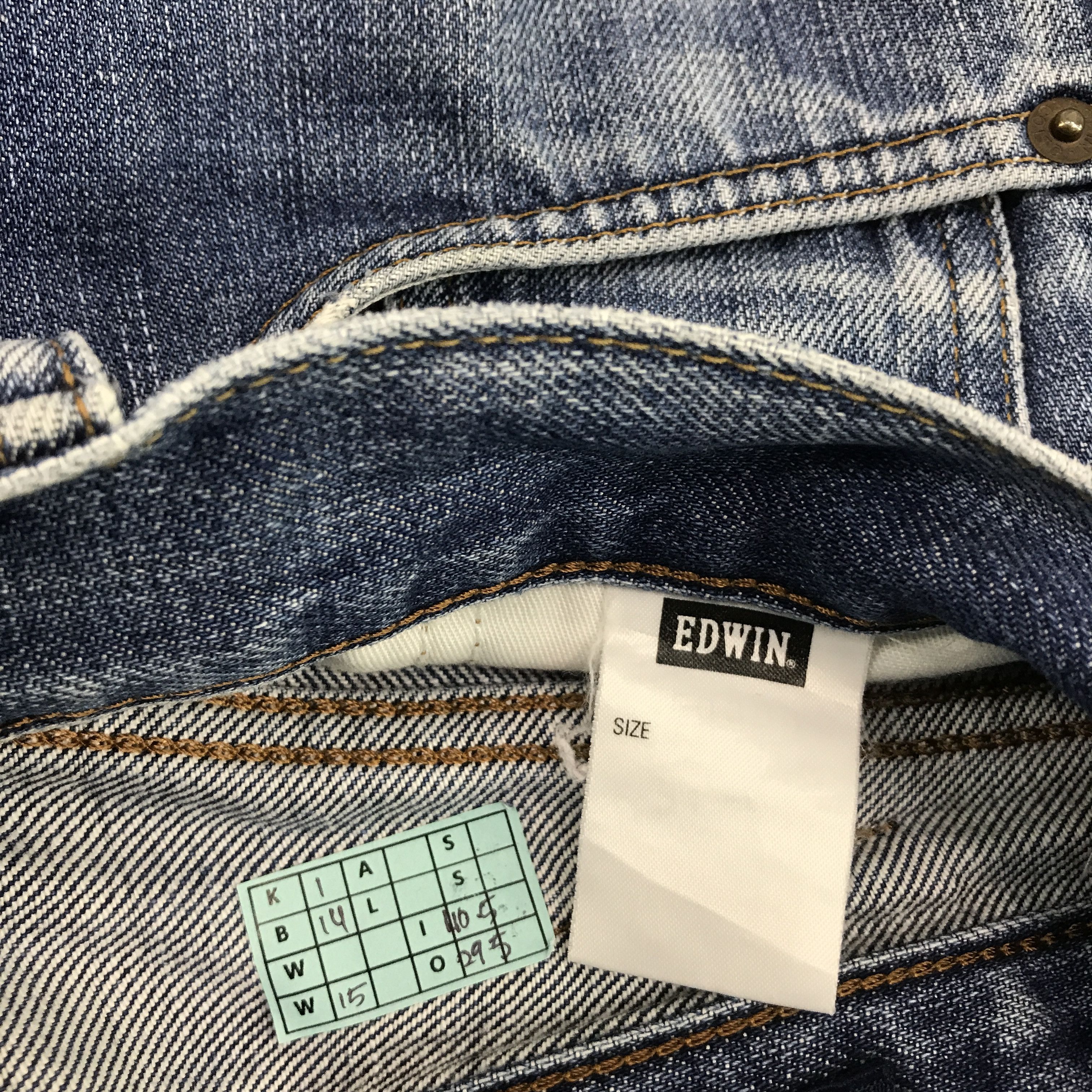 Edwin × Japanese Brand PATCHWORK JAPAN STYLE EDWIN DENIM PANTS Size US 29 - 9 Thumbnail