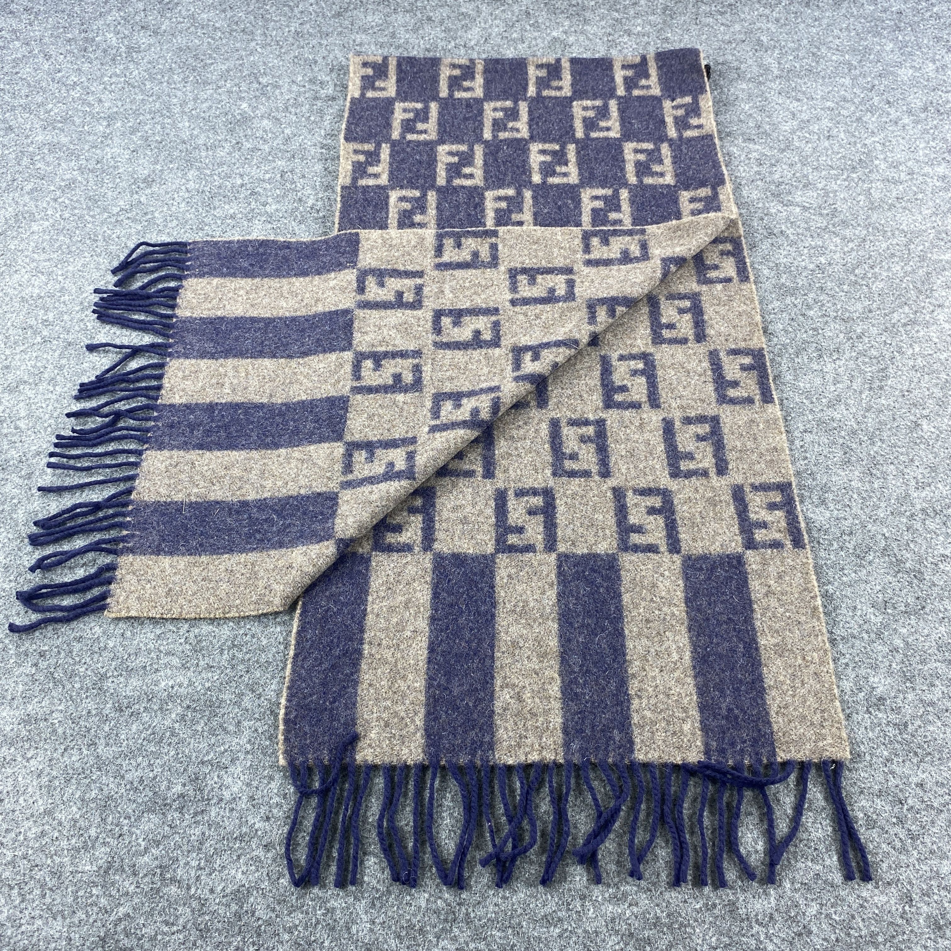 Fendi × Vintage GF10397 Fendi Scarf Neck Wear Muffler Size ONE SIZE - 7 Thumbnail