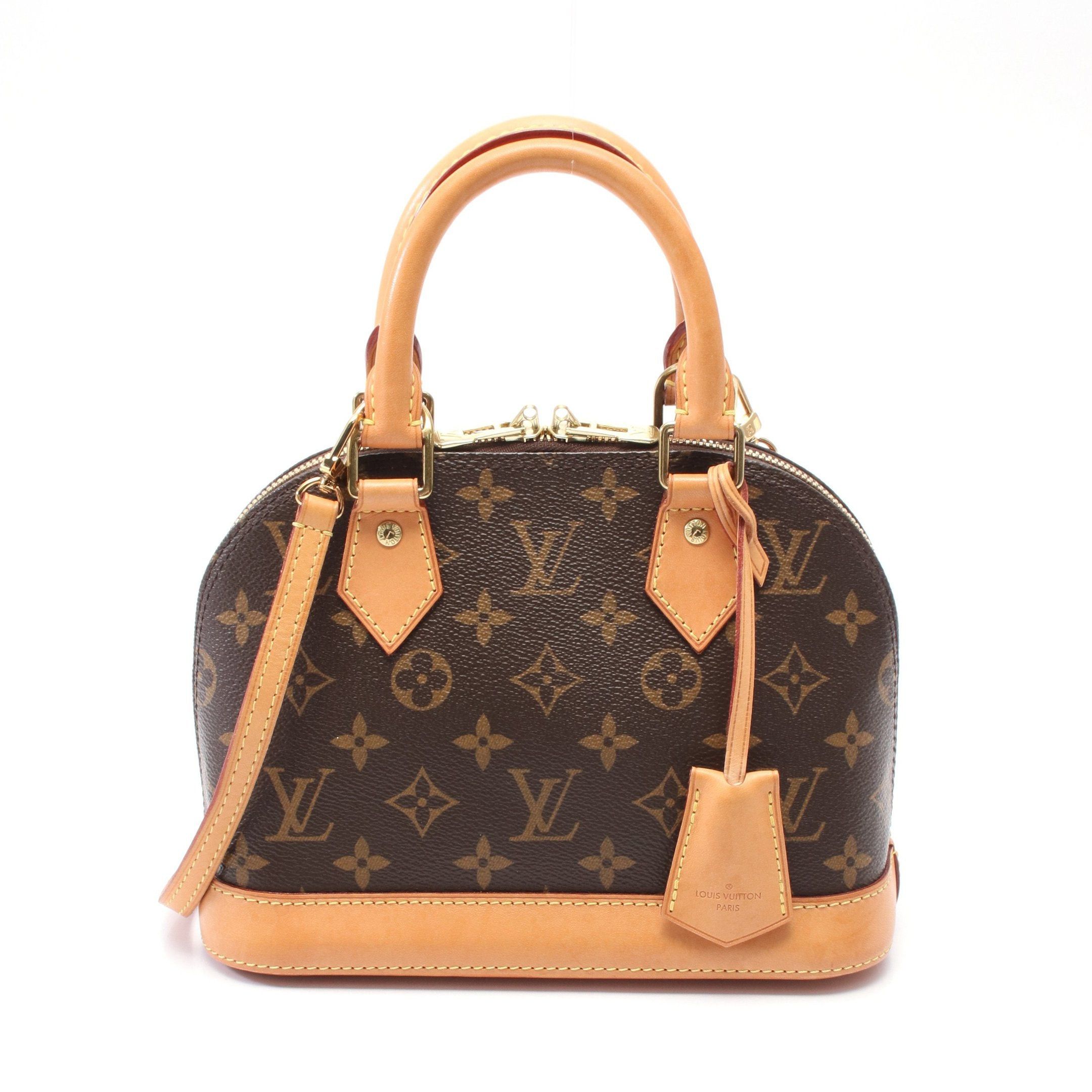 Louis Vuitton Louis Vuitton Alma Bb Monogram Handbag Leather Brown Size ONE SIZE - 1 Thumbnail