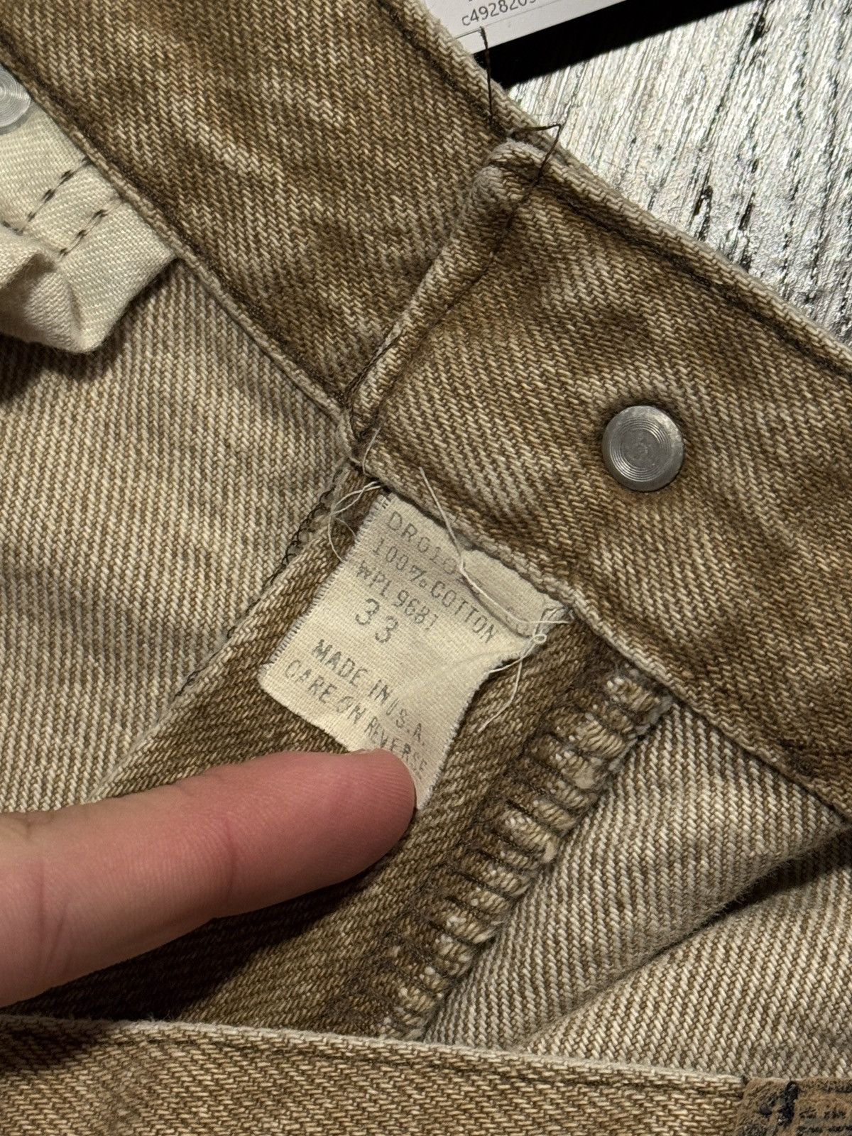 Other Cotler Beige Denim Shorts Size US 33 - 4 Thumbnail