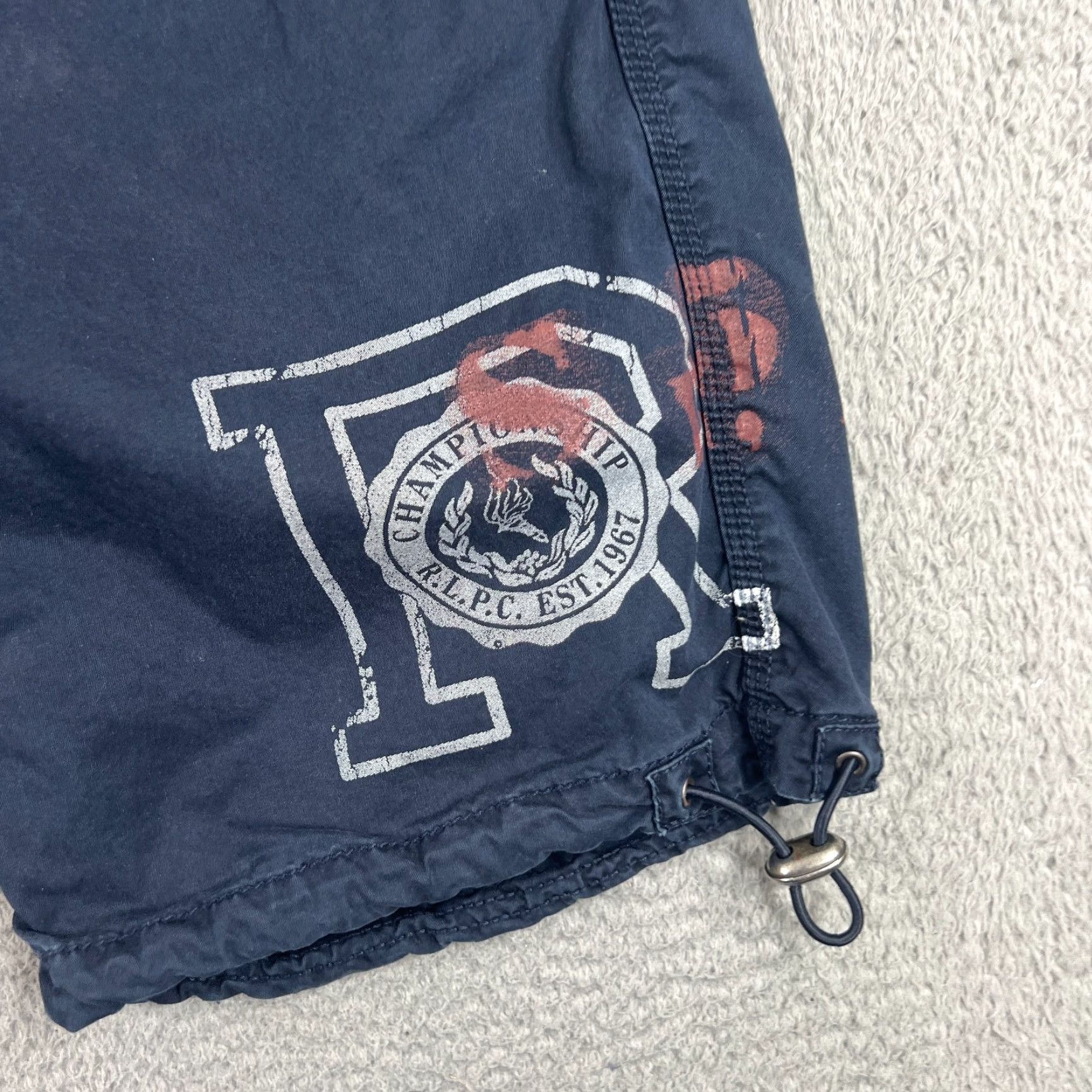 Polo Ralph Lauren VINTAGE Polo Ralph Lauren Cargo Shorts Men 32 Blue 90s Military Pockets Summer Casual Mens Size US XS / EU 42 / 0 - 2 Thumbnail