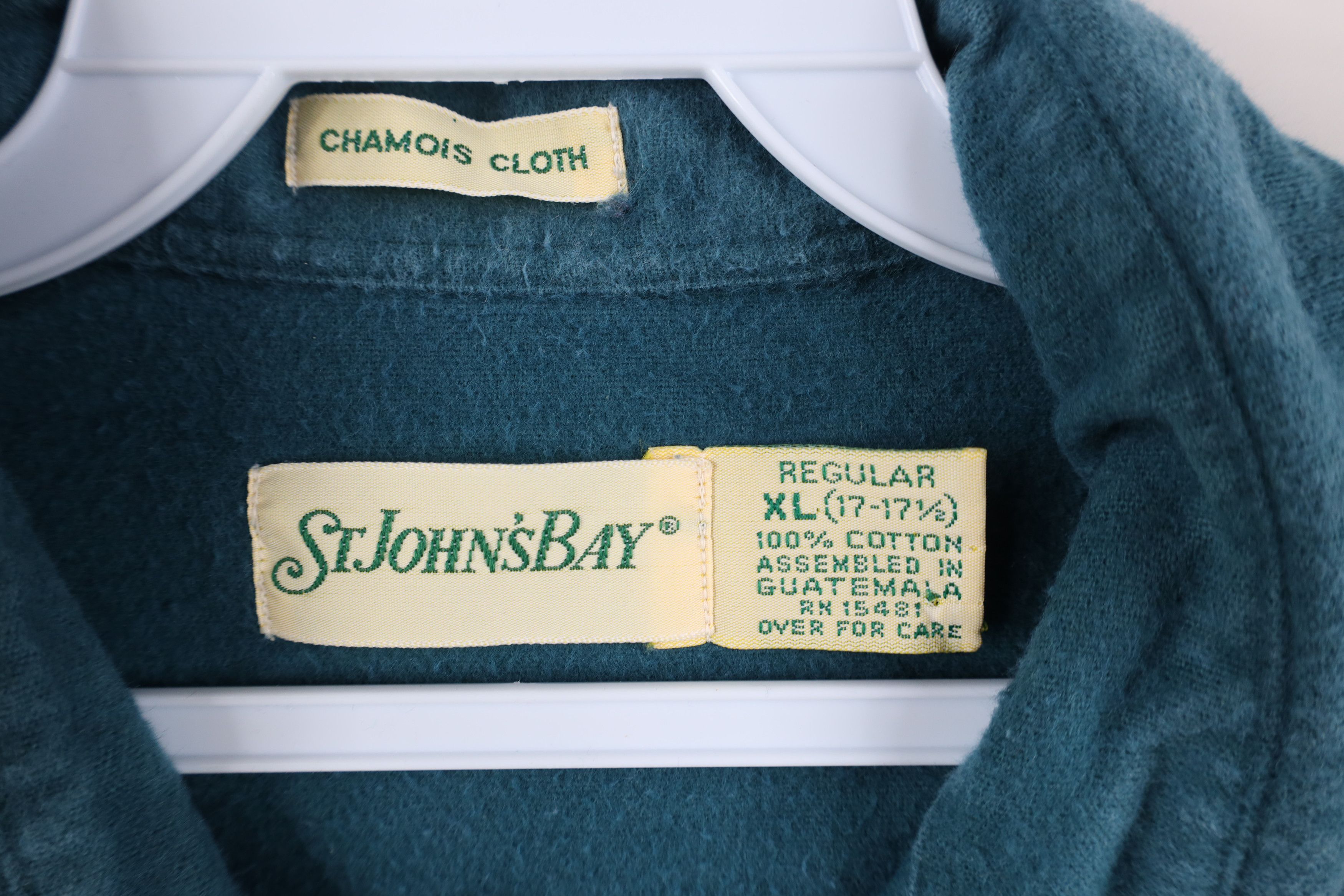 Vintage Vintage 90s Streetwear Cloth Collared Button Shirt Green Size US XL / EU 56 / 4 - 7 Thumbnail