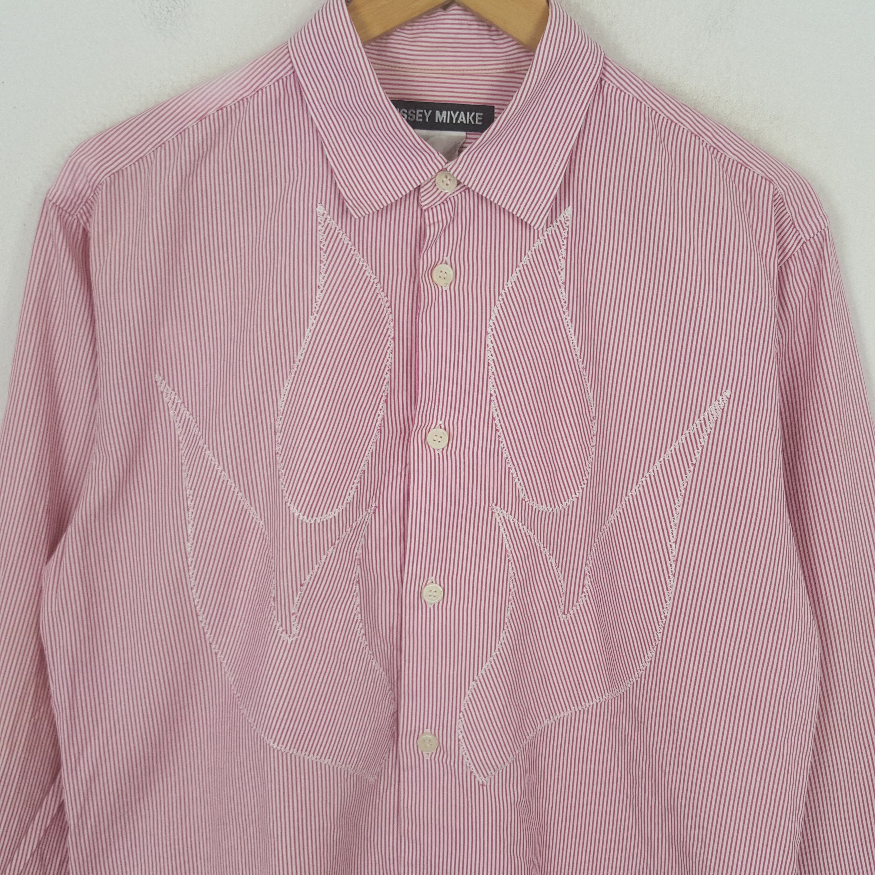 Issey Miyake Vintage Issey Miyake Japanese Designer Shirt C294N73 Size US L / EU 52-54 / 3 - 2 Thumbnail