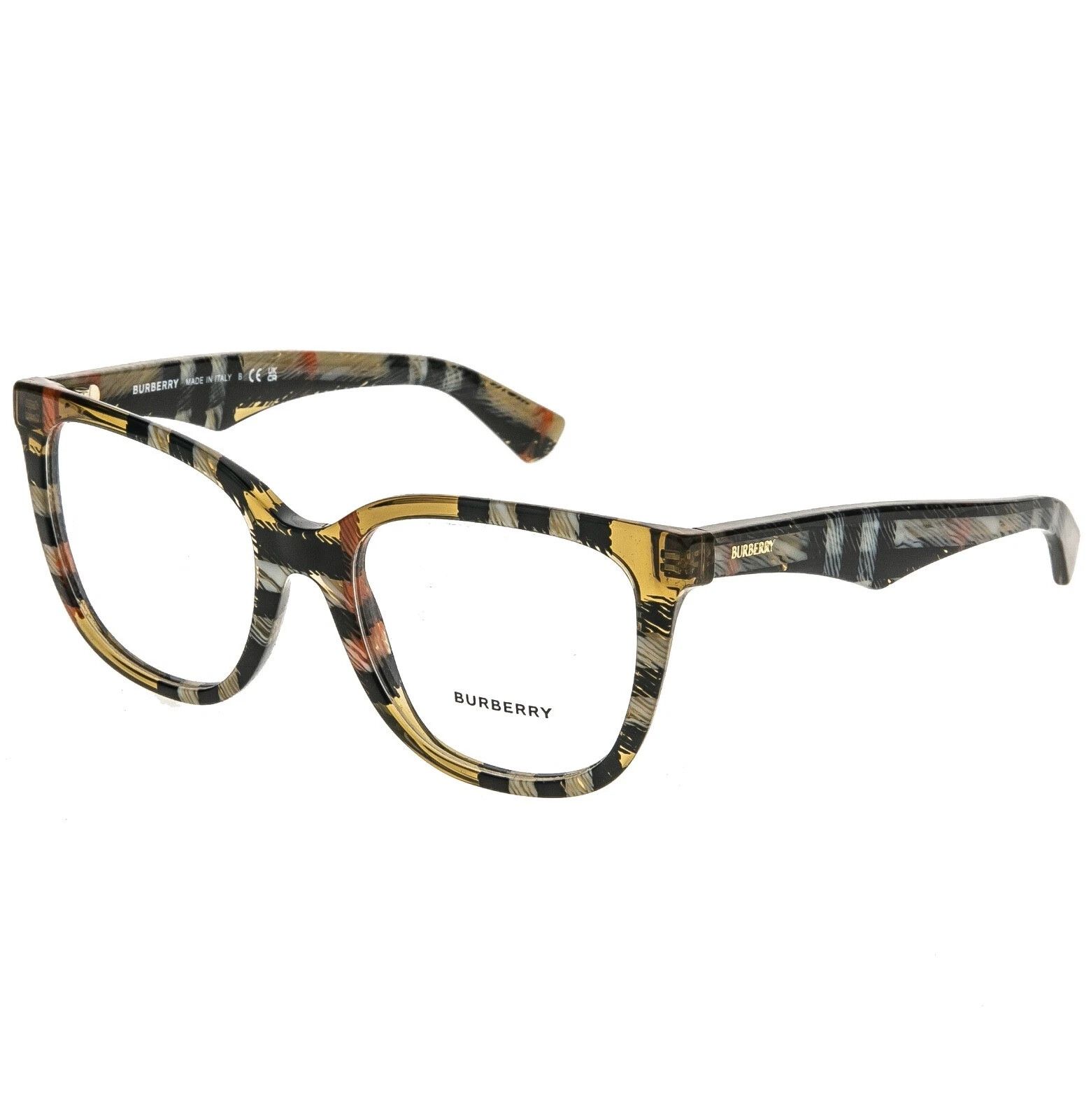 Burberry BURBERRY BE2415 Brown Check Classic Eyeglasses Optical 2415 Size ONE SIZE - 3 Thumbnail