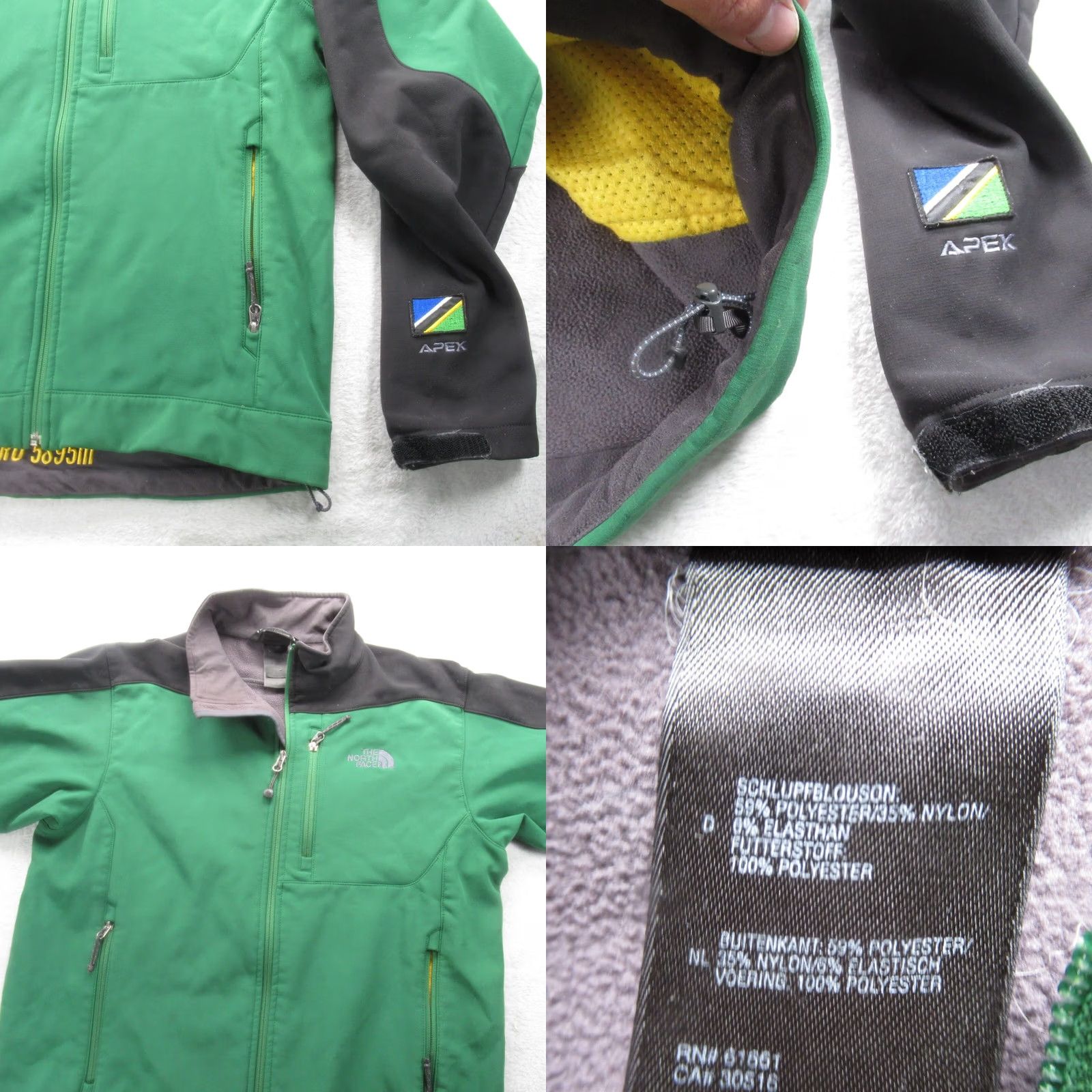 The North Face The North Face Jacket Medium Green Colorblock Kilimanjaro Mens Apex Size US M / EU 48-50 / 2 - 8 Thumbnail