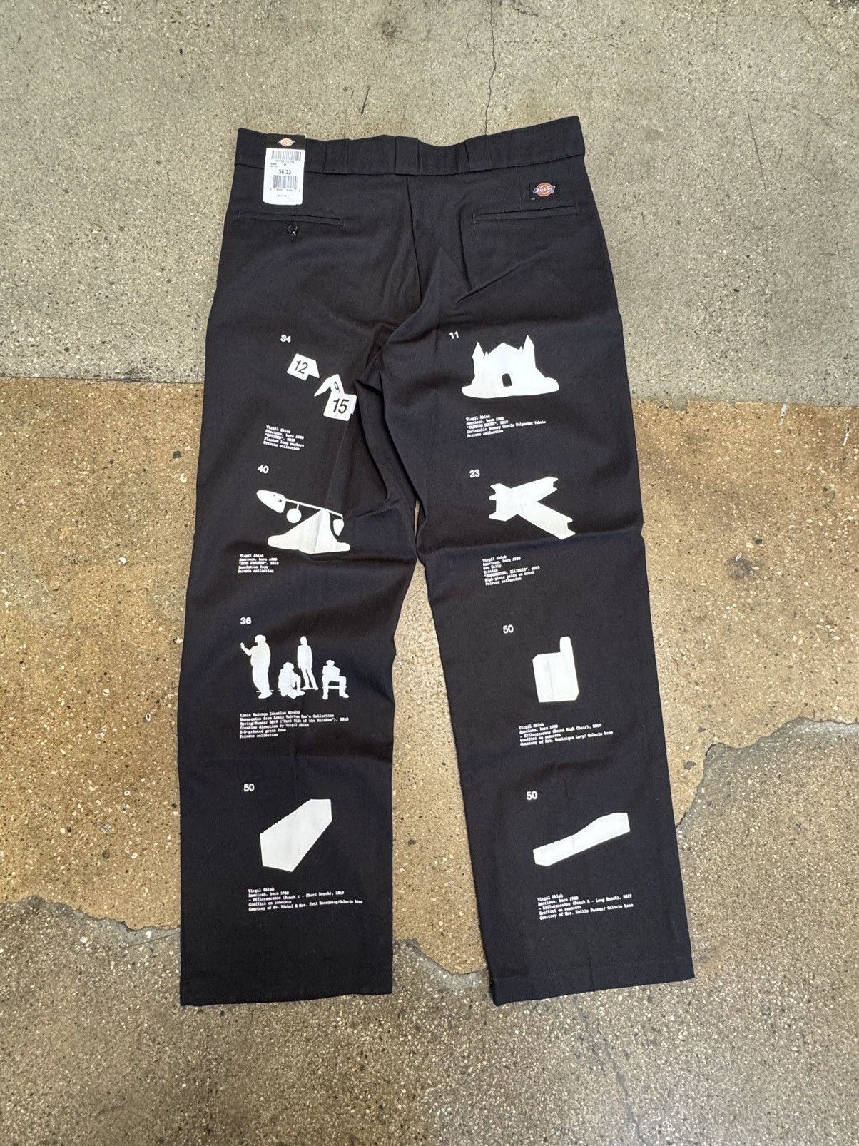 Dickies ICA x Virgil Abloh Dickies work pants 36 RARE! Size US 36 / EU 52 - 8 Thumbnail