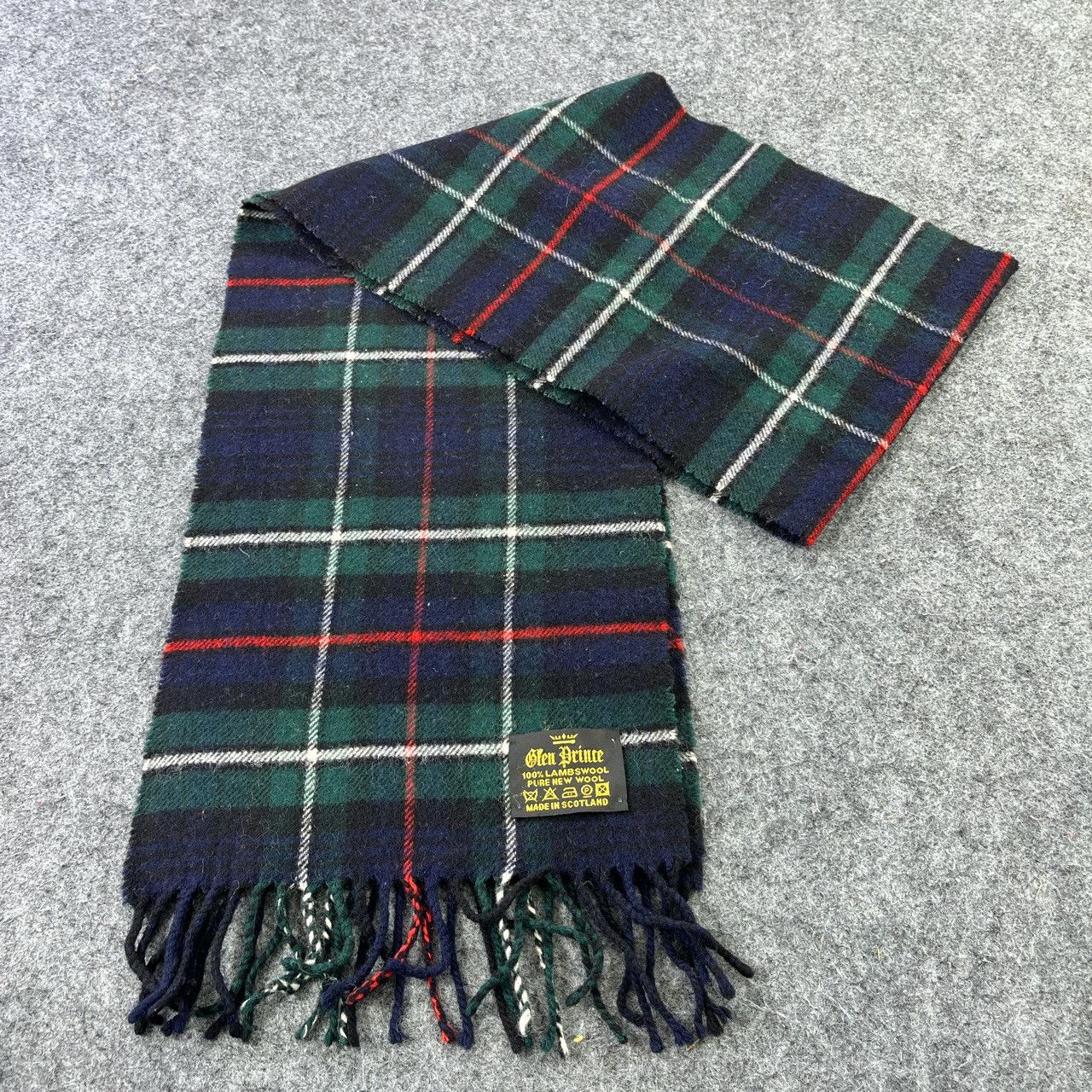 Vintage Glen Prince Scarf / Muffler / Neckwear T578 Size ONE SIZE - 4 Thumbnail