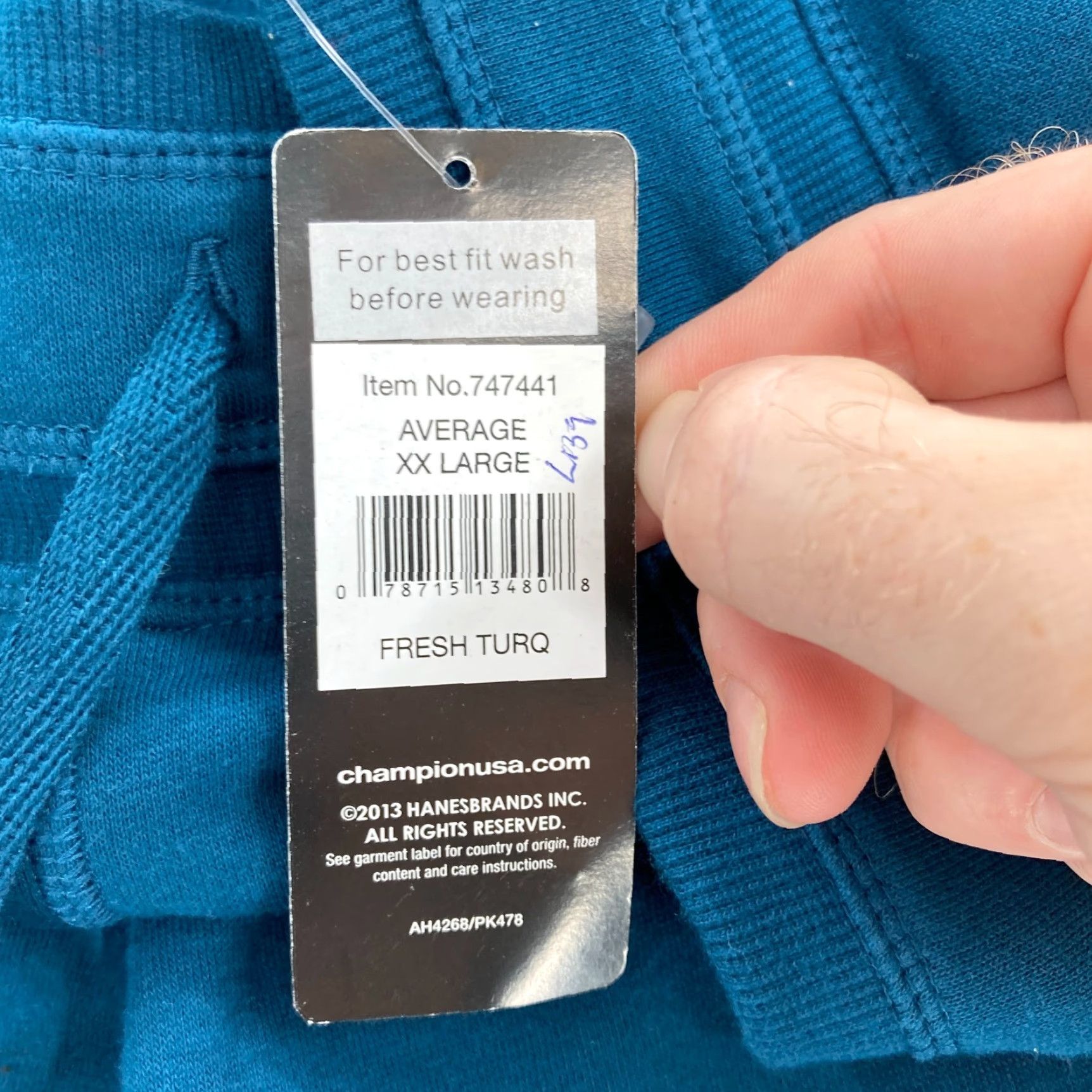 Champion Champion Elite Sweatpants Mens 2XL Blue Stretch Drawstring Baggy Relaxed NWT Casual Pants Mens 2XL Blue Stretch Baggy Relaxed NWT Size US 39 - 5 Thumbnail