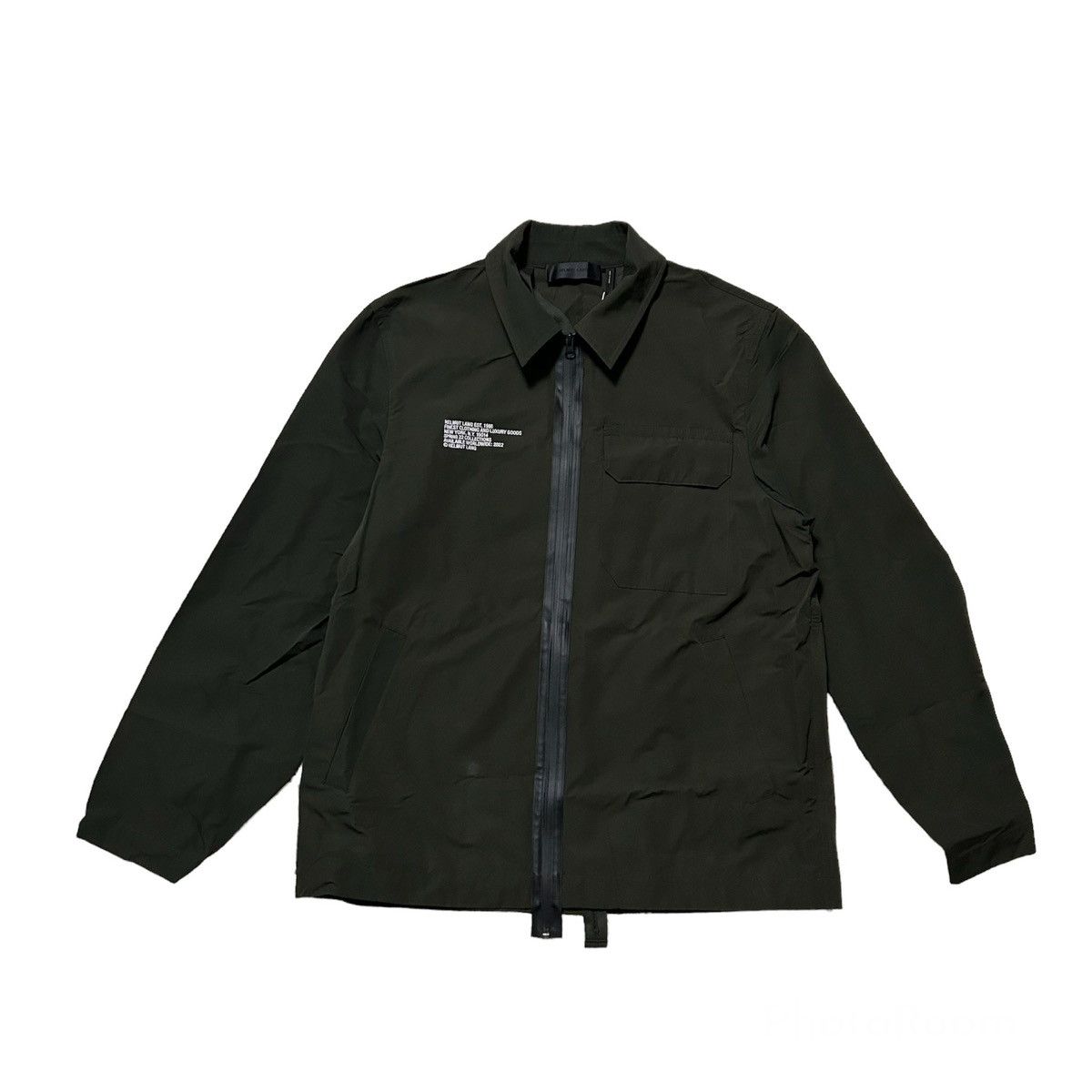 image of New Helmut Lang Coach Jacket Size Large in Forest Green, Men's