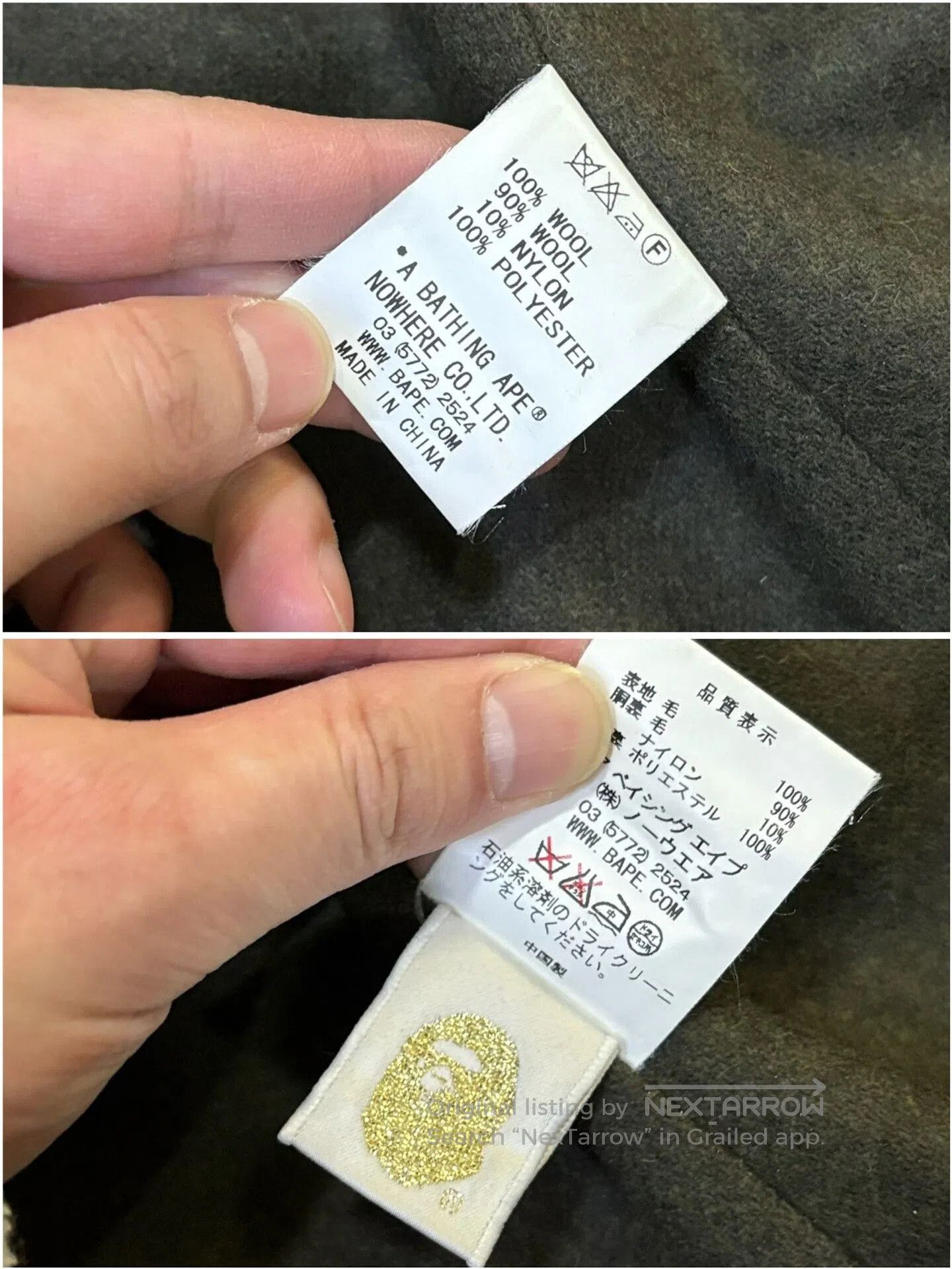 Bape bape check jacket with double-breasted style. Size US XL / EU 56 / 4 - 9 Thumbnail