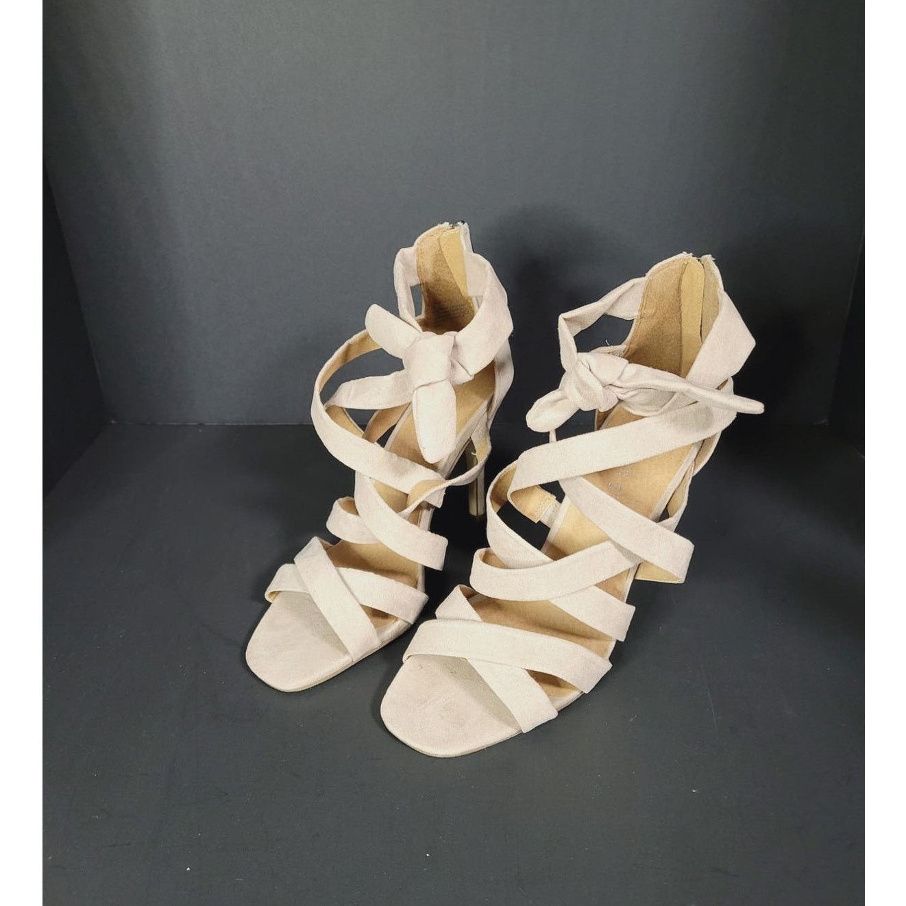 Steve Madden Madden Girl 4" Stiletto High Heel Open Toe Strappy Sandals 9 Size US 9 / IT 39 - 1 Thumbnail