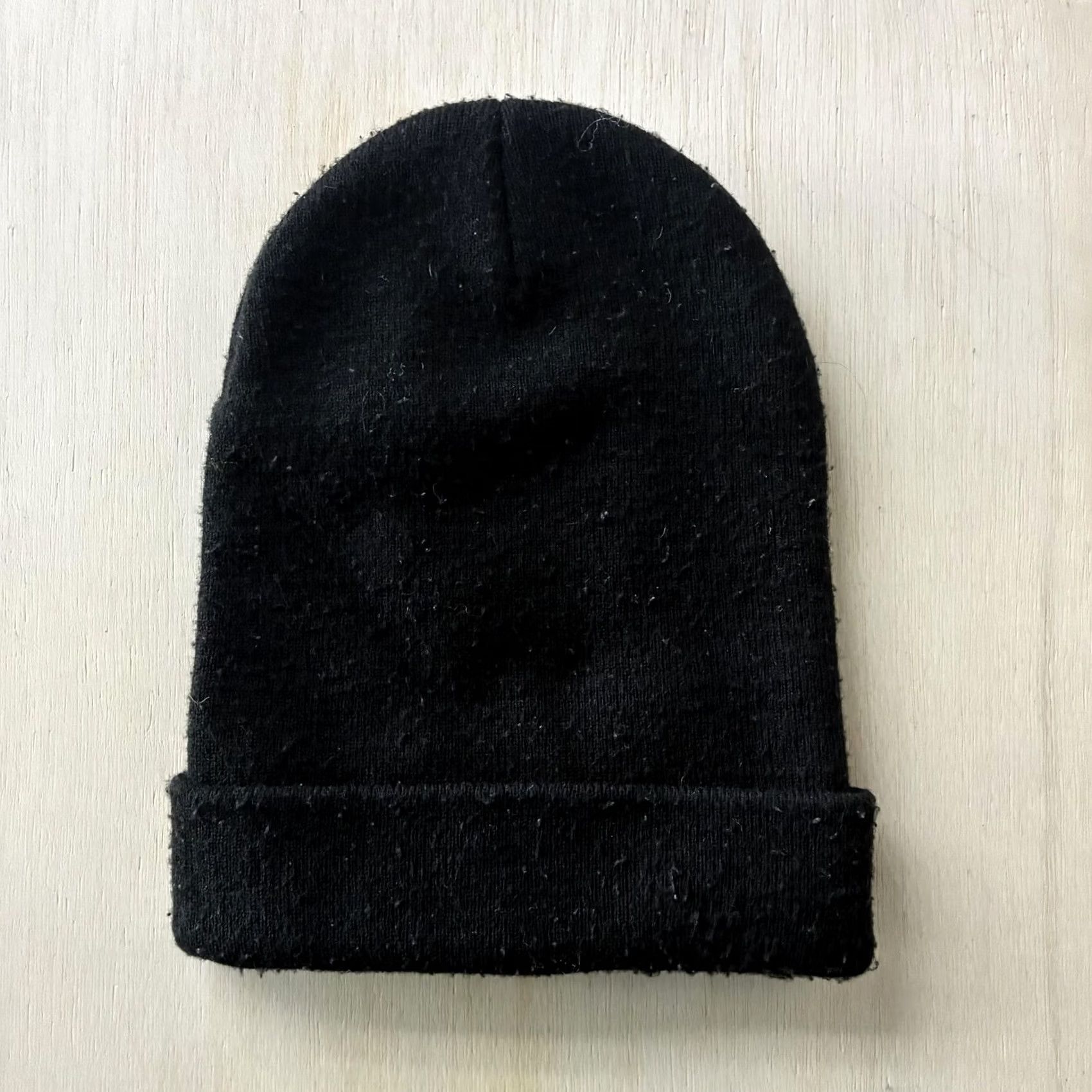 Carhartt Carhartt Beanie Hat Mens One Size Black Acrylic Knit Stretch Winter Workwear Size ONE SIZE - 3 Thumbnail