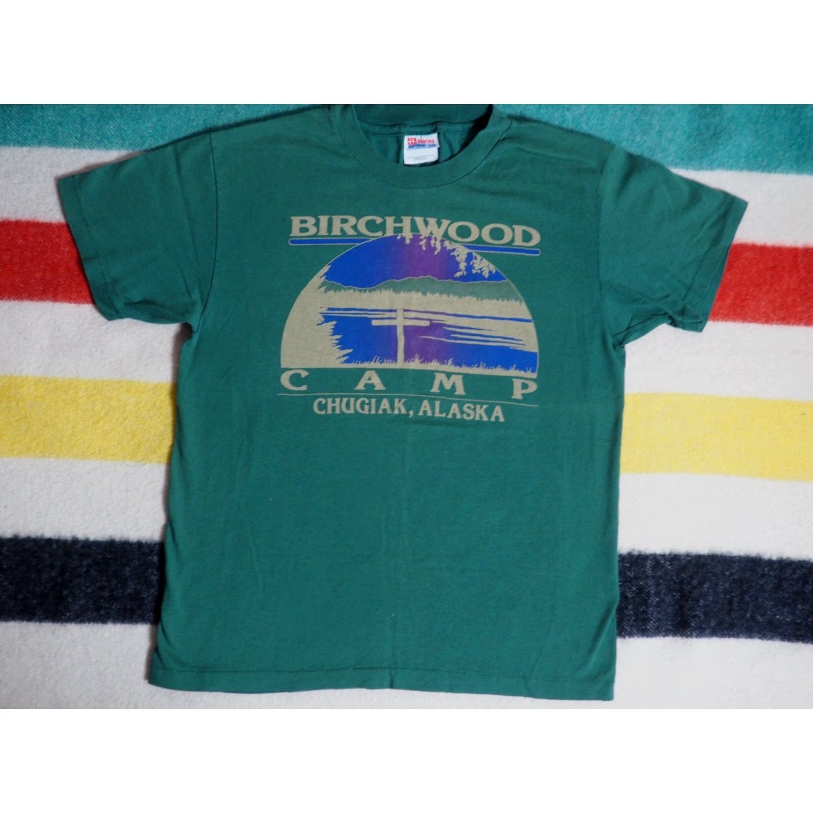 Hanes **VTG 90s Hanes Green Tee T-Shirt Mens M** User: VTG 90s Hanes Green Tee T-Shirt Mens M Size US M / EU 48-50 / 2 - 2 Thumbnail