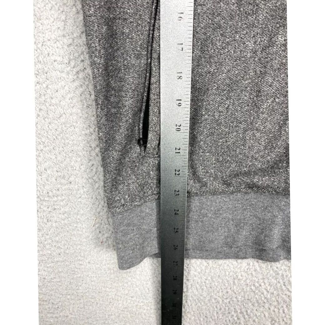 Vintage J Crew Quarter Zip Pullover Sweatshirt Heather Gray Men's Size Medium Polyester Size US M / EU 48-50 / 2 - 7 Thumbnail