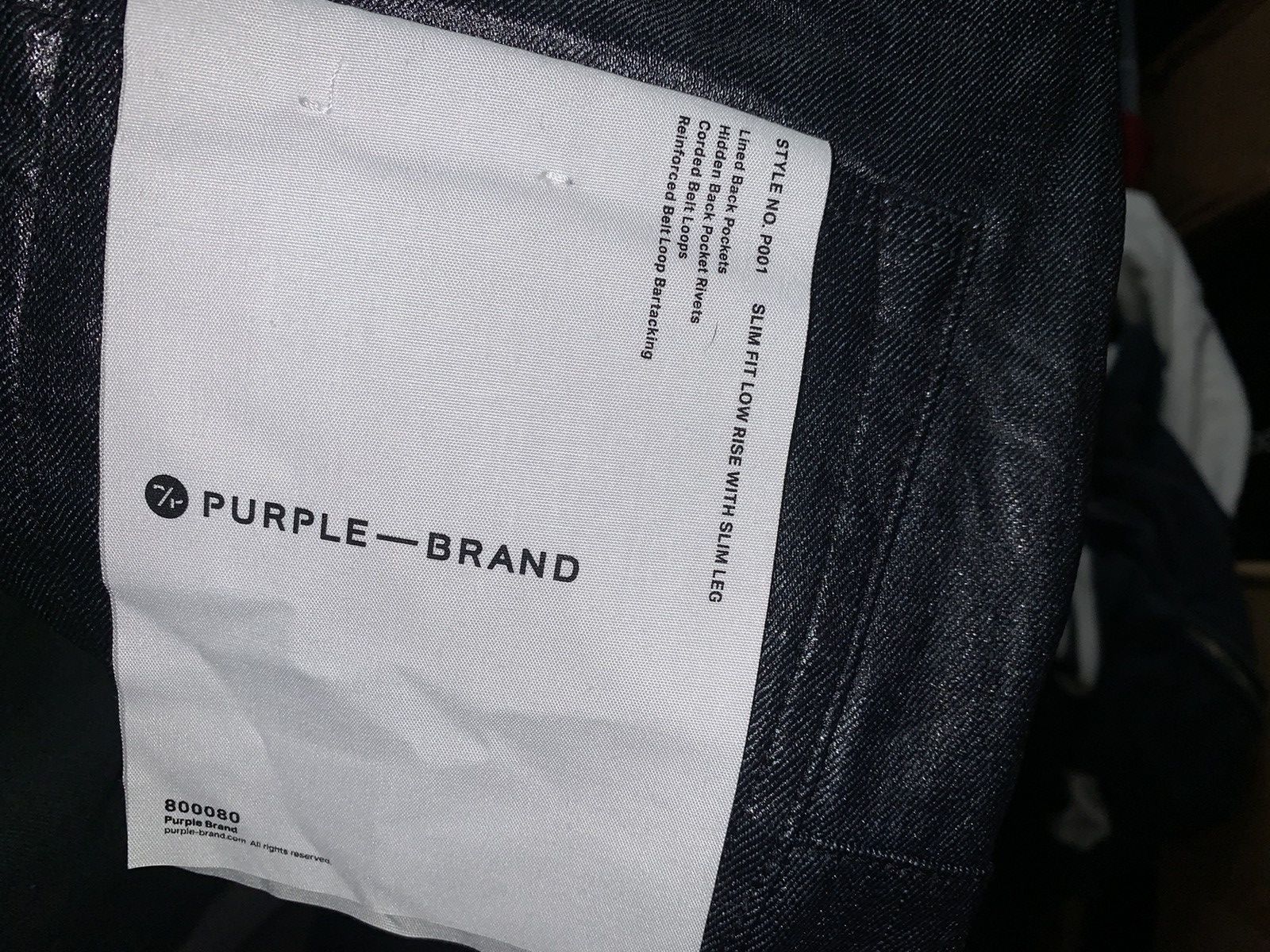 Purple Brand (34) Purple Brand Rockstar Leather Jeans All OG Never Worn Size US 34 / EU 50 - 7 Thumbnail