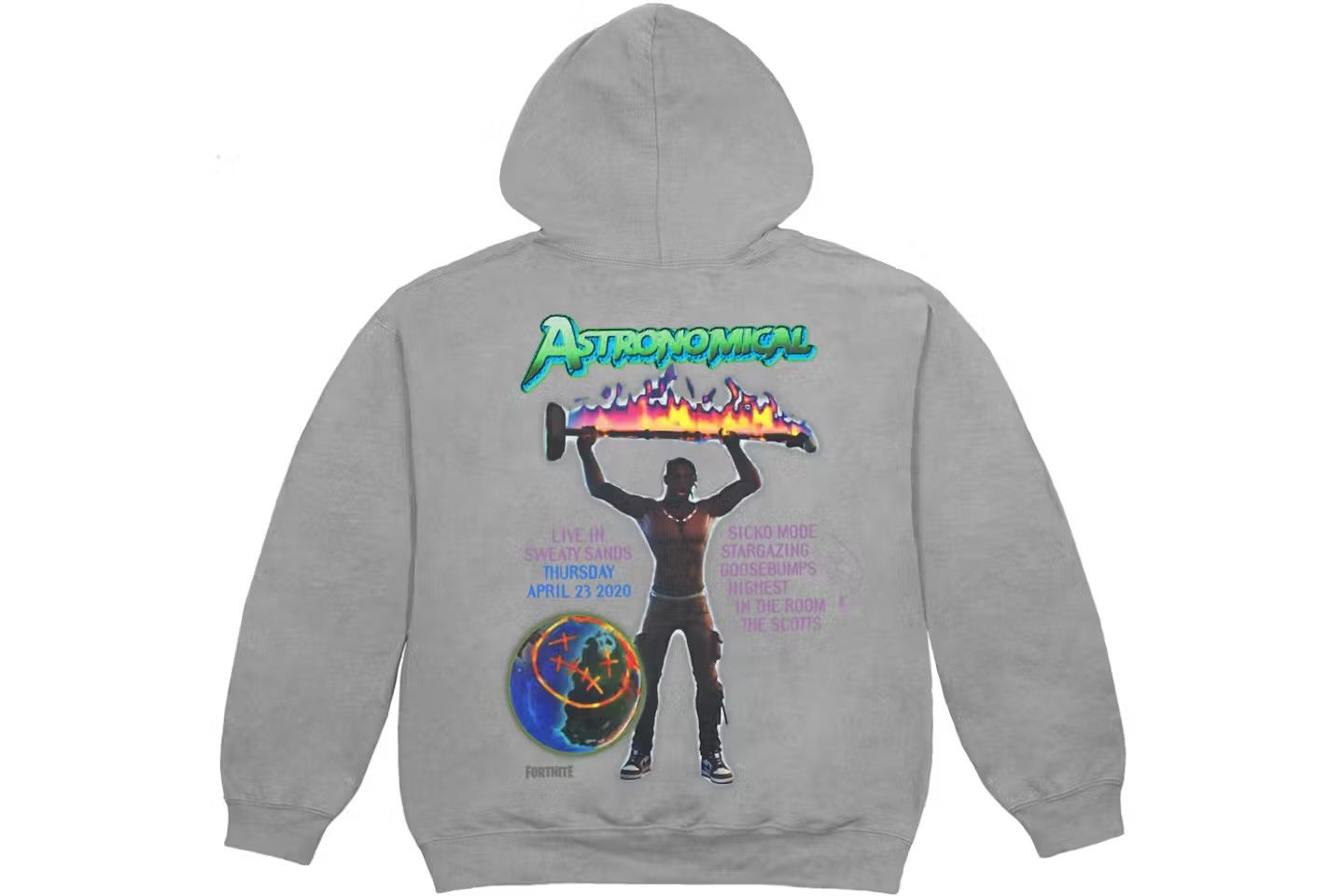 Travis Scott Travis Scott Cj Astro Hoodie “Grey” Size US XL / EU 56 / 4 - 6 Thumbnail