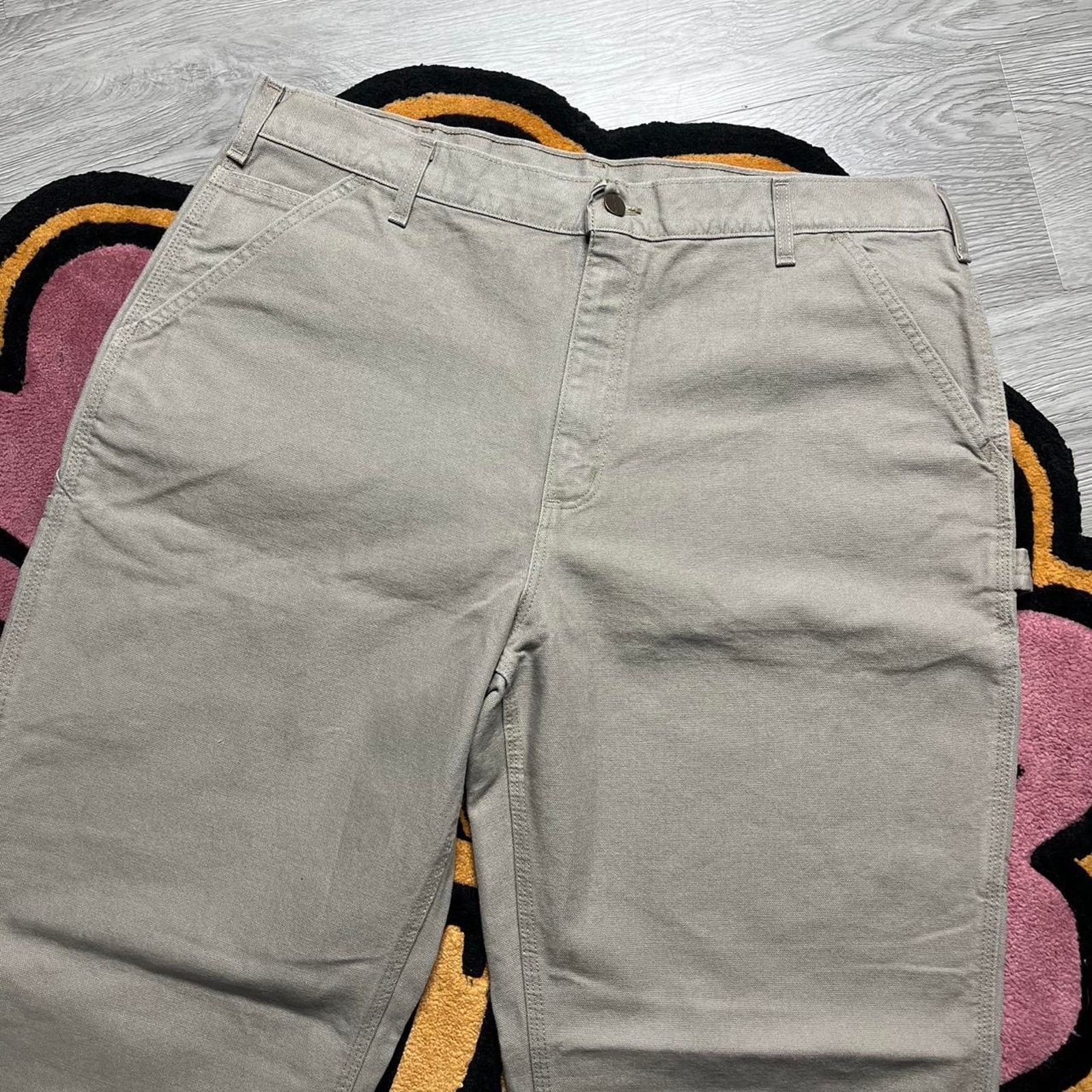 Carhartt Carhartt Original Dungaree Fit Carpenter Work Pants 38x30 Size US 38 / EU 54 - 4 Thumbnail
