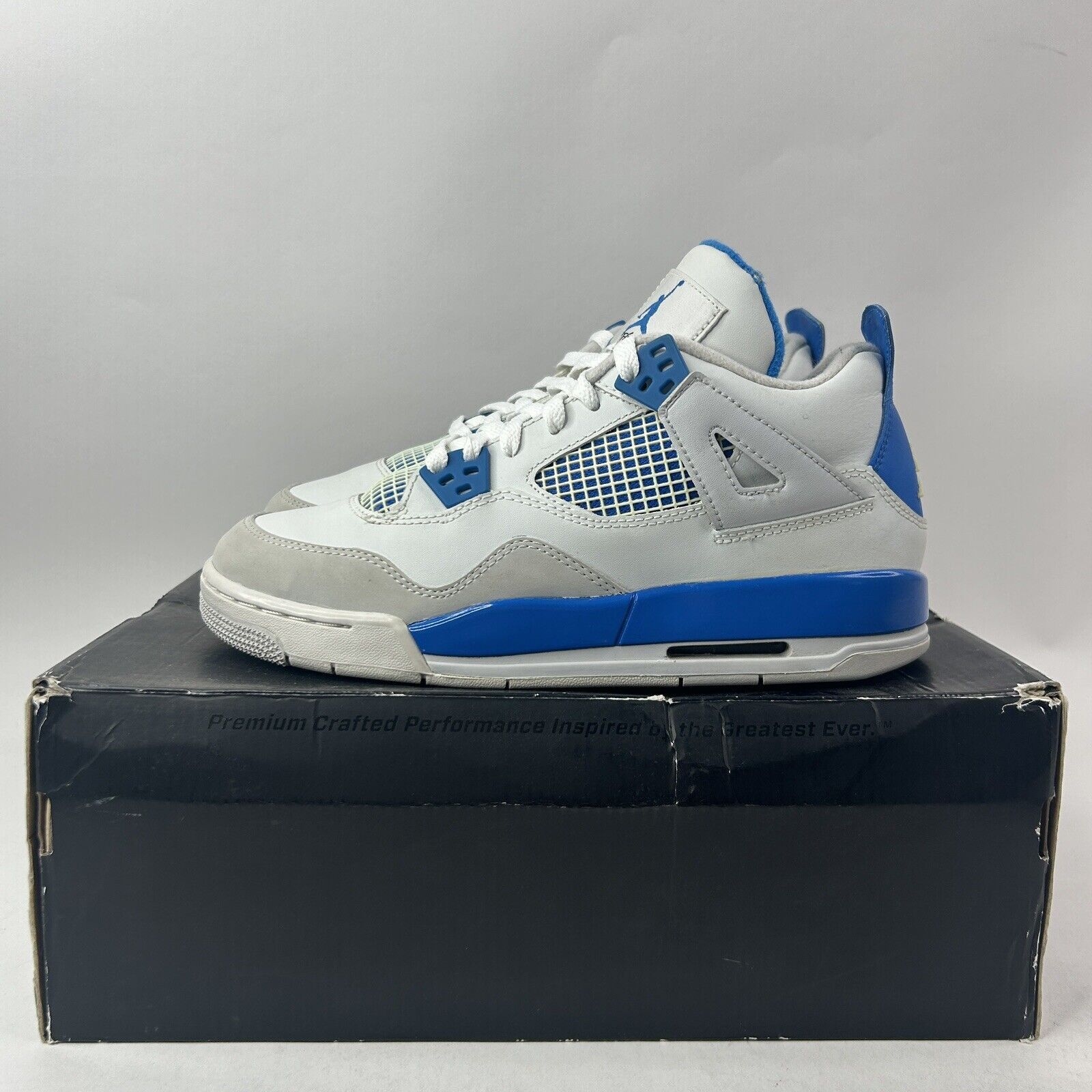 Nike Nike Air Jordan 4 Retro GS “Military Blue” 2024 Size US 7.5 / IT 37.5 - 6 Thumbnail