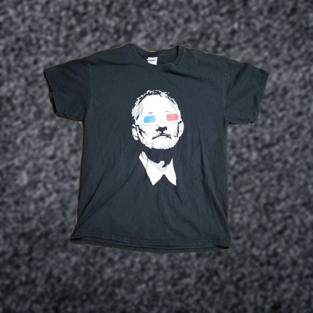 Gildan Gildan Bill Murray 3D Graphic T-Shirt Adult Men's L Black Short Sleeve Crew Neck Size US L / EU 52-54 / 3 - 1 Thumbnail