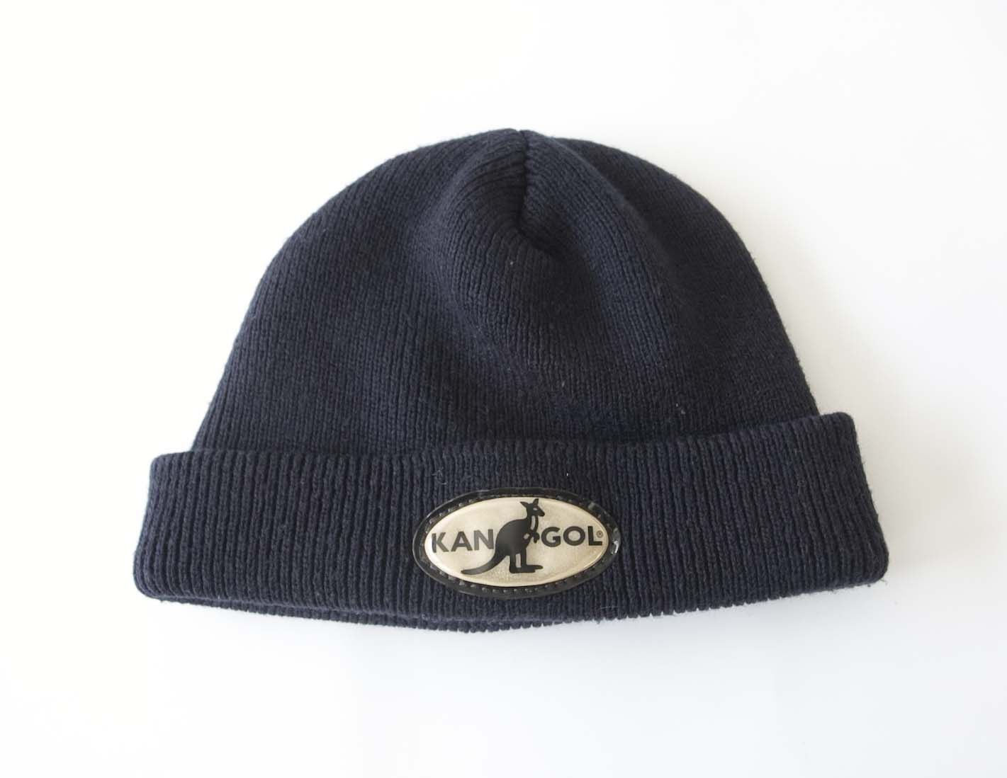 Kangol Kangol Beanie Hat Winter Dark Blue Vintage Size ONE SIZE - 1 Thumbnail