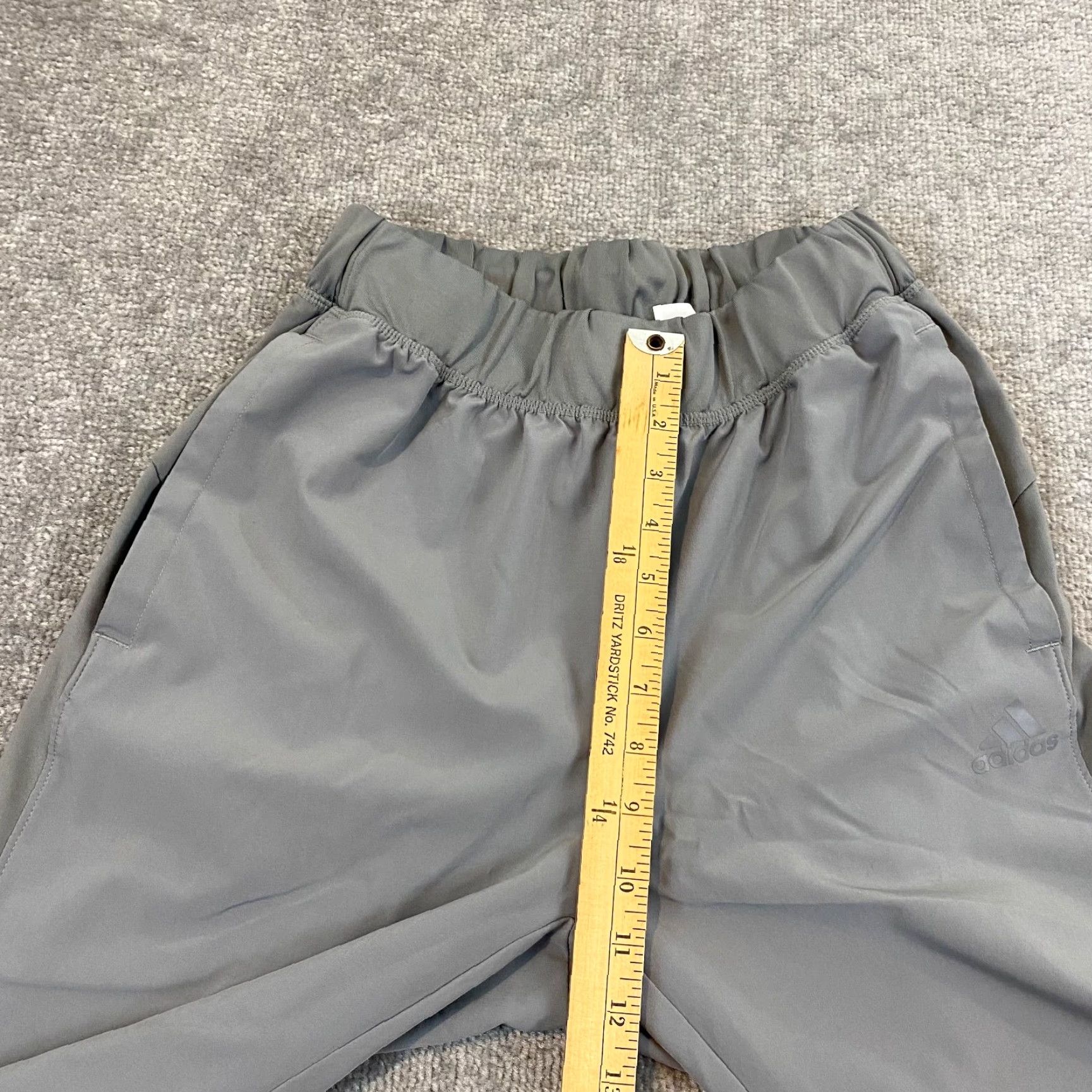 Adidas Adidas Pants Mens Medium Gray Tapered Soccer Ankle Zip Workout Running Two-Tone Size US 31 - 6 Thumbnail
