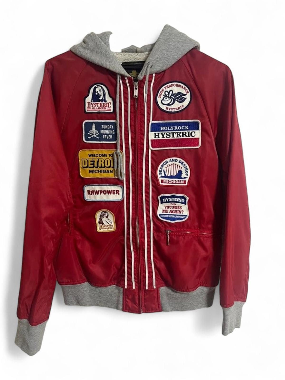 Hysteric Glamour Hysteric Glamour - Bomber Jacket with Hood and Patches Size US S / EU 44-46 / 1 - 2 Thumbnail