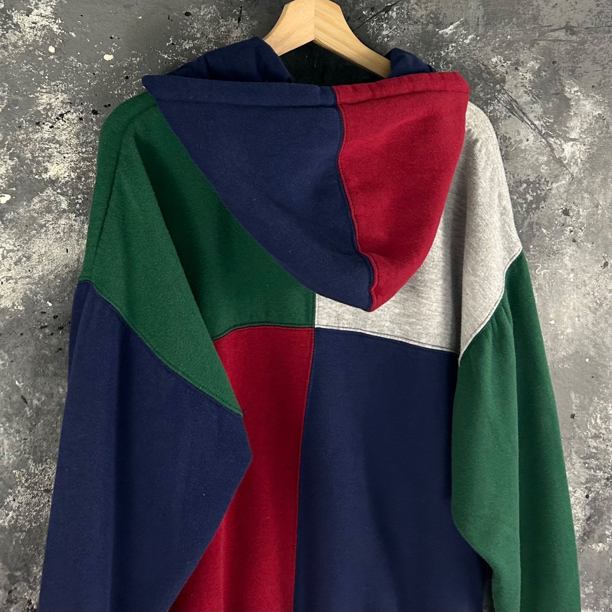 Vintage Vintage 90’s Geometric button hoodie Size US L / EU 52-54 / 3 - 3 Thumbnail