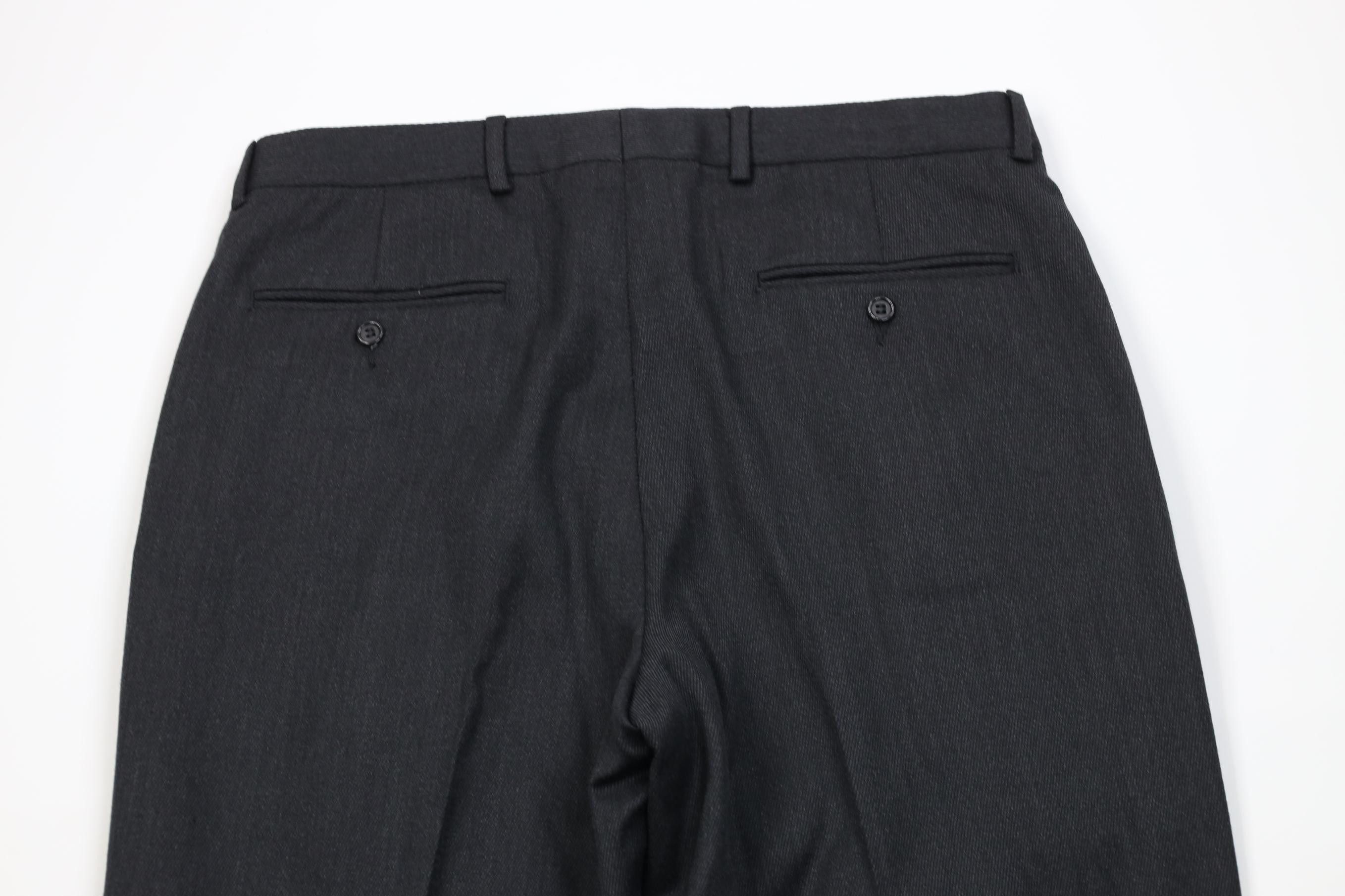 Brooks Brothers Vintage 90s Brooks Brothers Wool Whipcord Wide Leg Pants Size US 34 / EU 50 - 12 Thumbnail