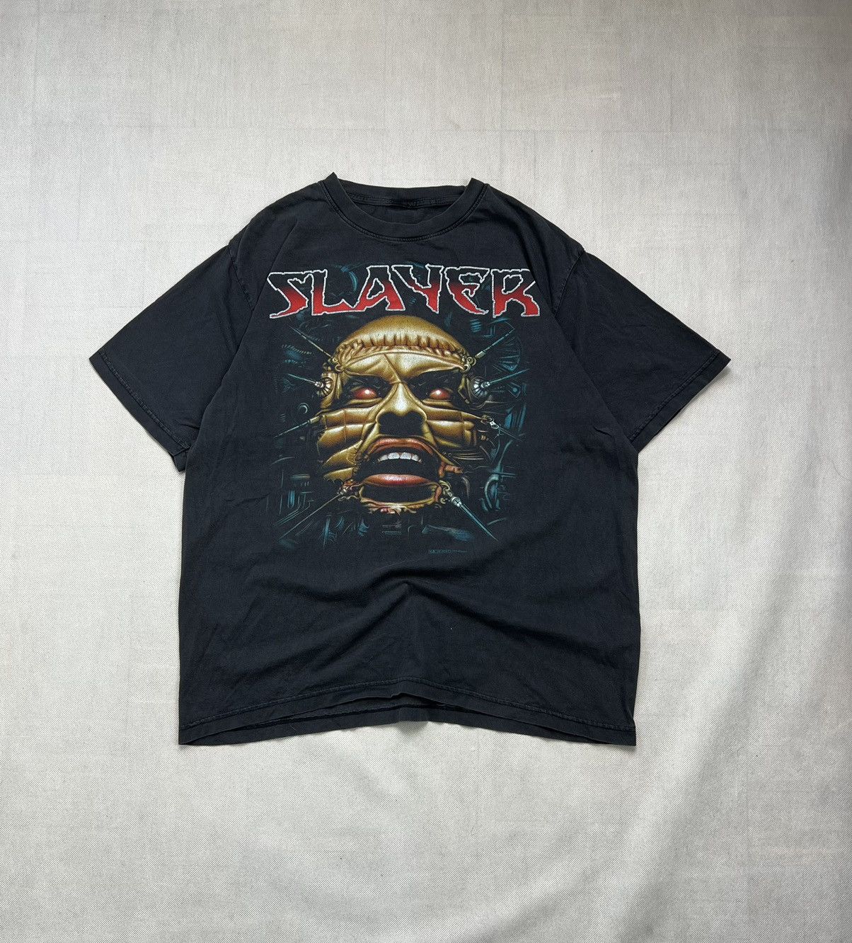 Band Tees × Slayer × Vintage Tshirt Slayer 2007 Vintage Print Band Tees Size US XL / EU 56 / 4 - 1 Thumbnail