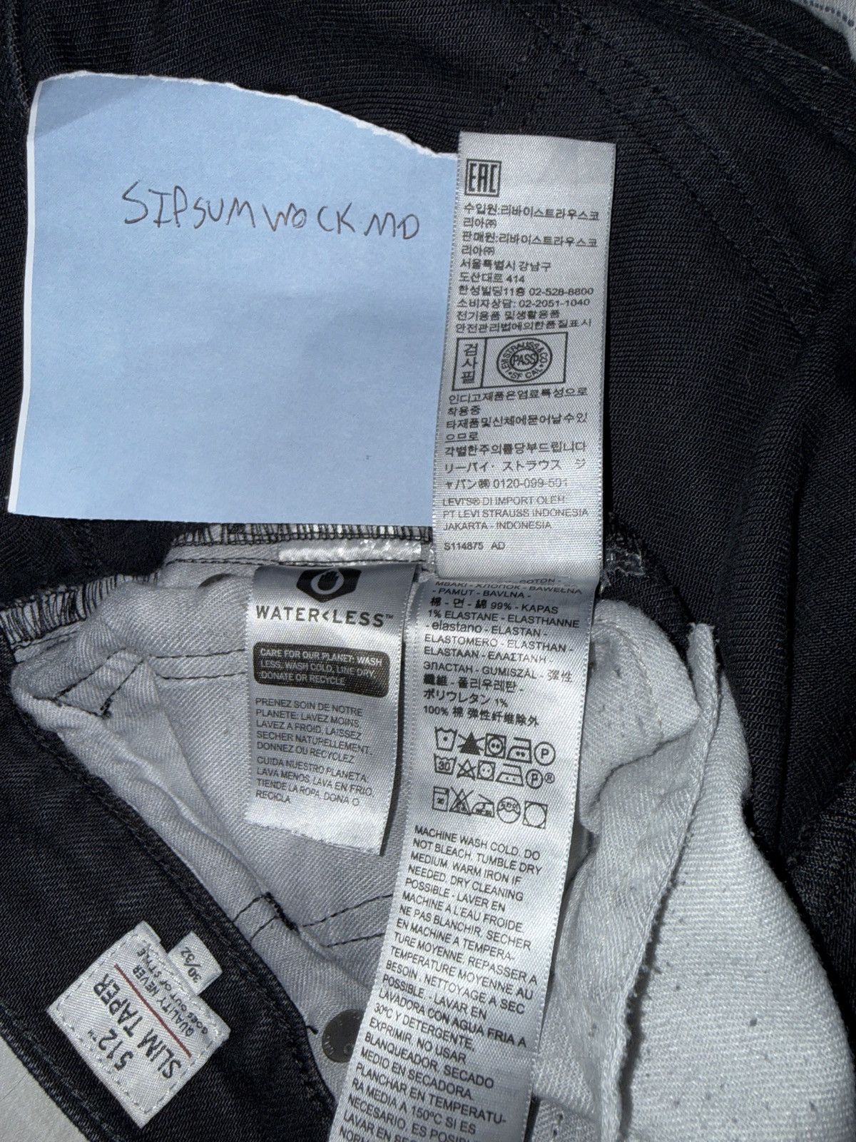 Levi's Made & Crafted LEVIS MADE AND CRAFTED 512 SLIM TAPER DENIM Size US 30 / EU 46 - 10 Thumbnail