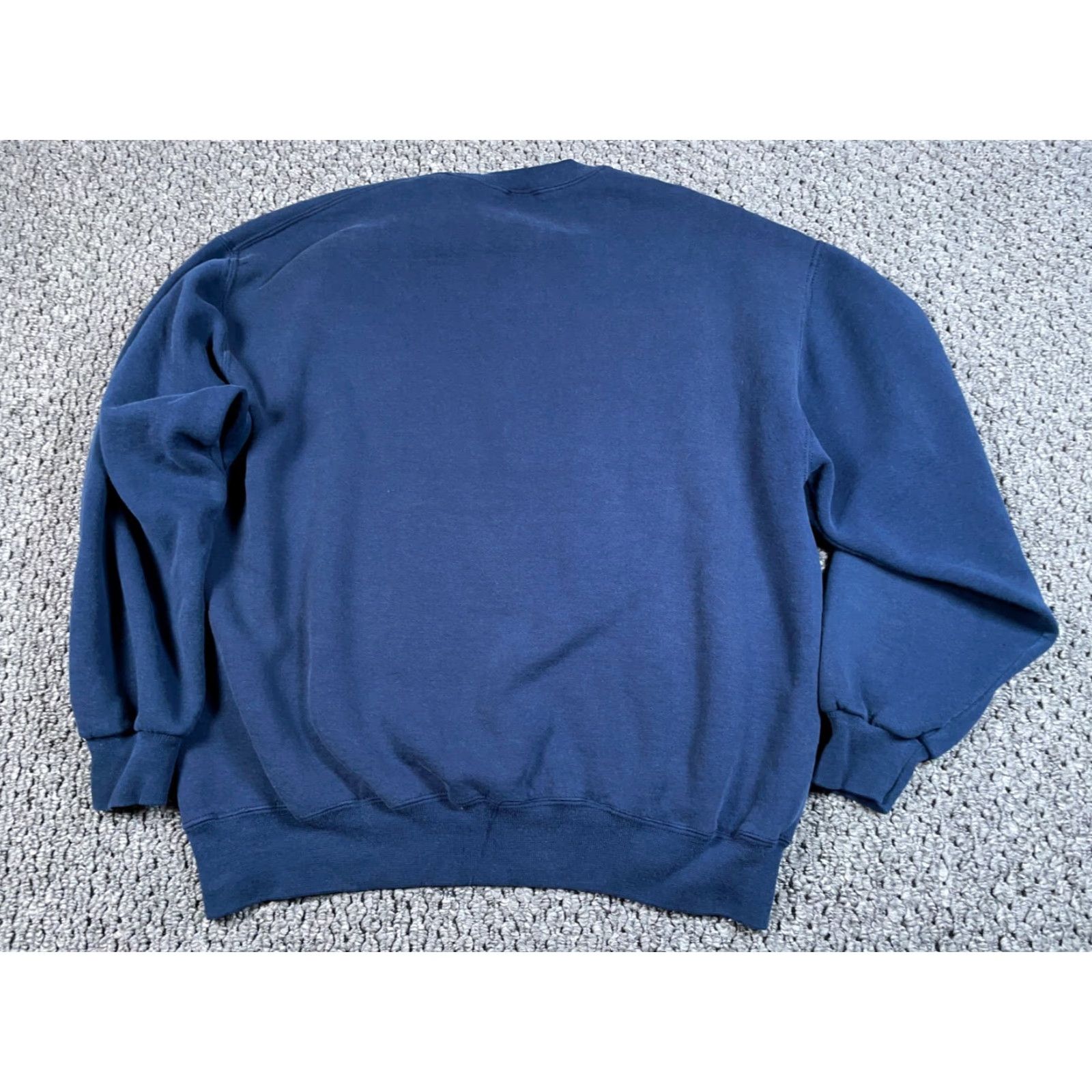 Jerzees VINTAGE Jerzees Sweatshirt North Branch Michigan Pentathlete Adult XL Blue 50/50 Graphic Print 90s City Sports Mens Size US XL / EU 56 / 4 - 2 Thumbnail