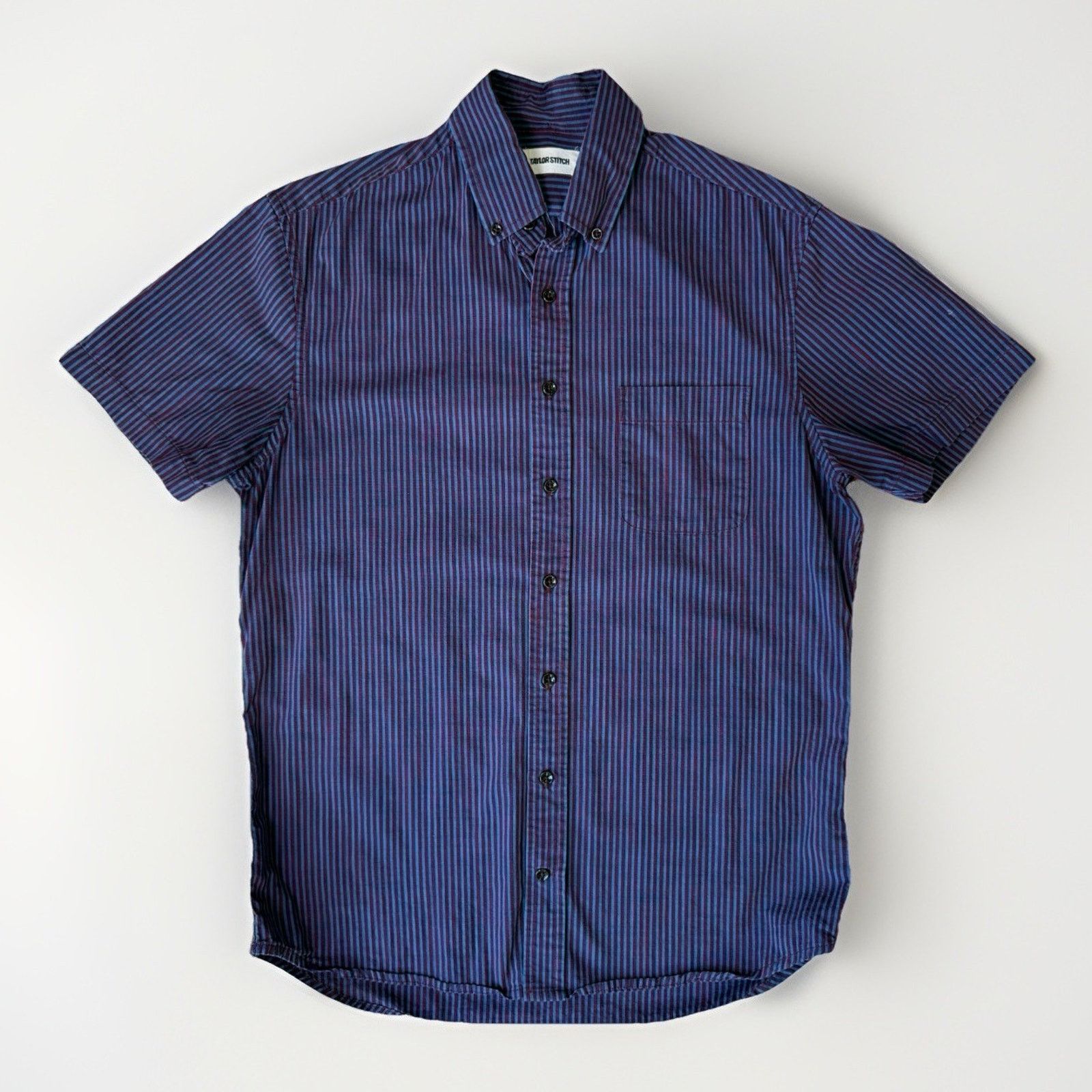 Taylor Stitch Taylor Stitch Short Sleeve Jack Shirt 38 Multicolor Striped Size US S / EU 44-46 / 1 - 1 Thumbnail