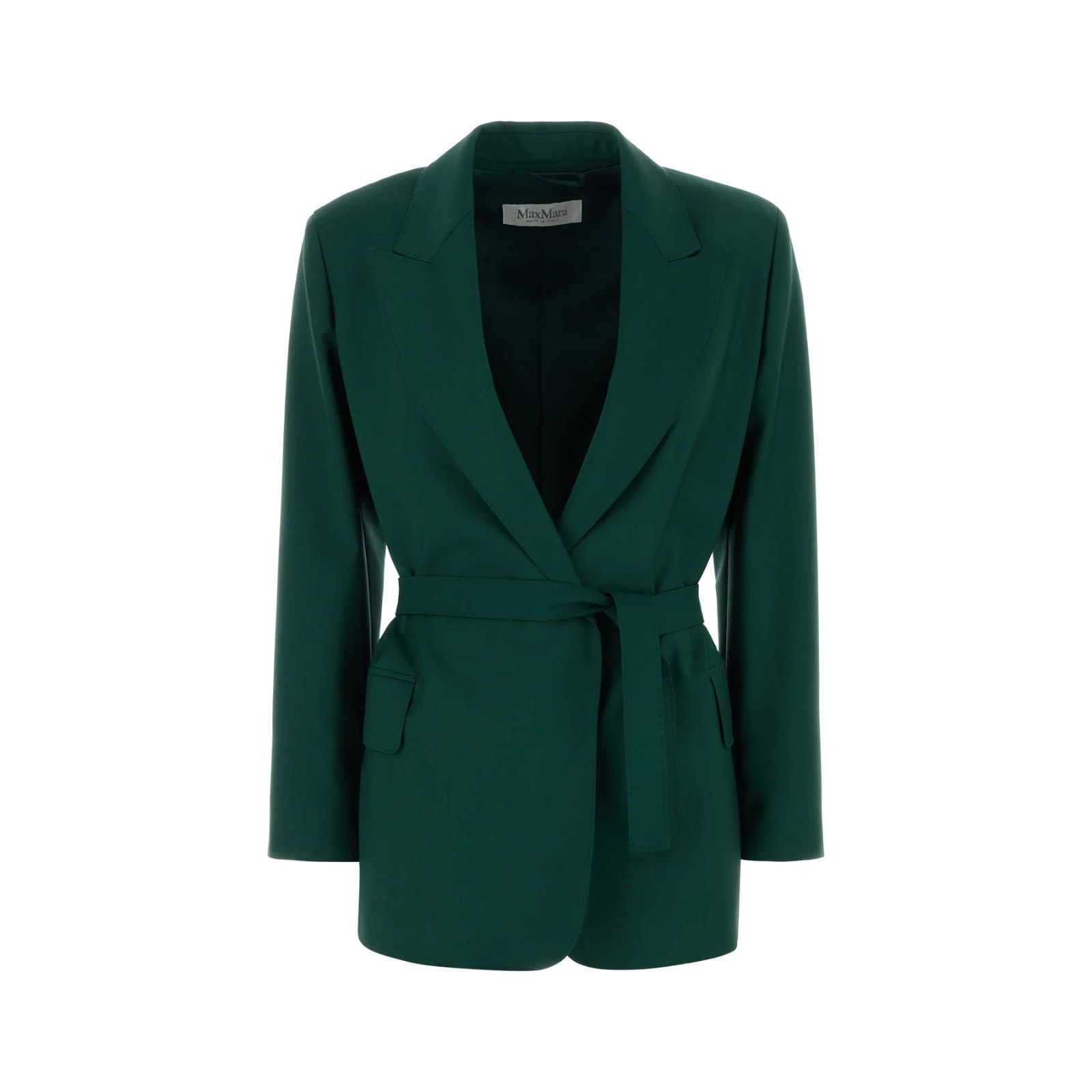 Max Mara MAX MARA Talento Dark Green Wool Blazer New & Authentic (Wom Size M / US 6-8 / IT 42-44 - 1 Thumbnail