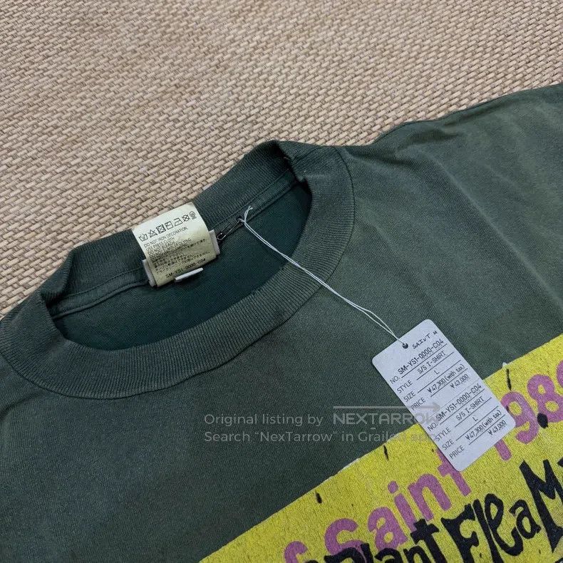Saint Michael Saint Michael Collaboration washed green dissected short-s Size US L / EU 52-54 / 3 - 3 Thumbnail