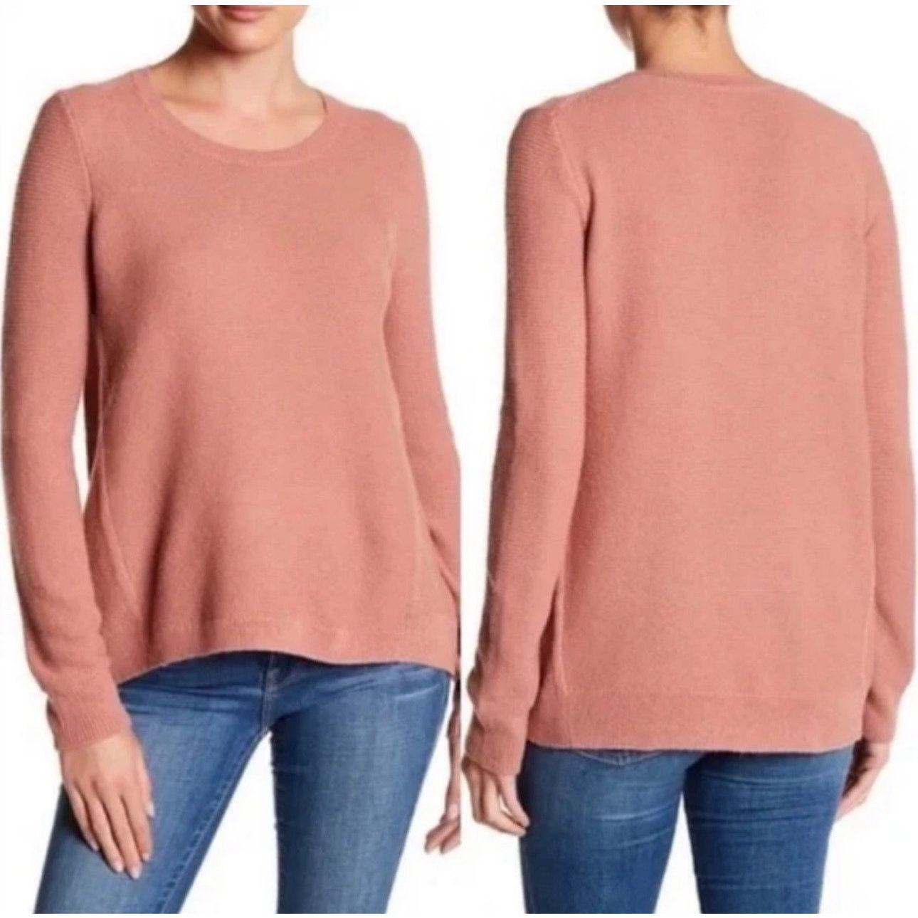Madewell Madewell Riverside Texture Blush Pink Sweater, Size M Size M / US 6-8 / IT 42-44 - 1 Thumbnail