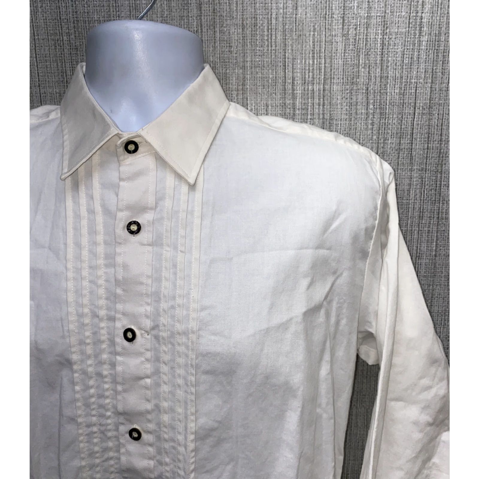 Vintage Hammerschmid Mens Long Sleeve Cotton Button-Down Shirt Size 40/M White Size US M / EU 48-50 / 2 - 2 Thumbnail