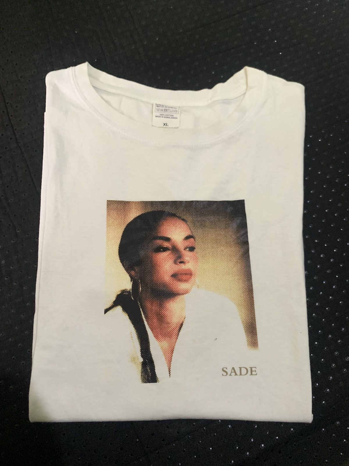 Image of Band Tees x Vintage Sade Shirt in White, Men's (Size XL)