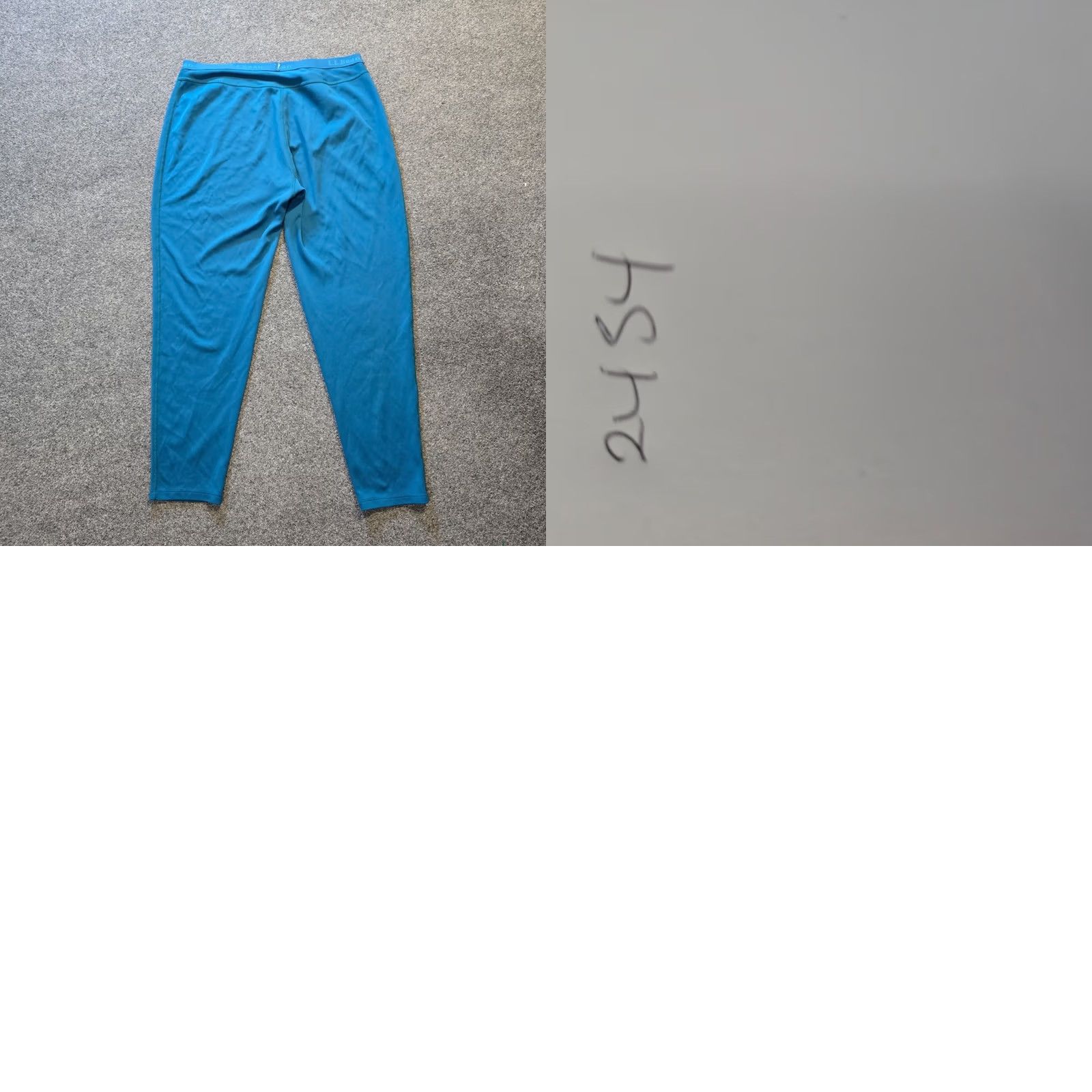 Vintage LL Bean Pants Womens Size Large Blue Midweight Base Layer Warm Outdoors Thermal Size 36" / US 14 / IT 50 - 8 Thumbnail