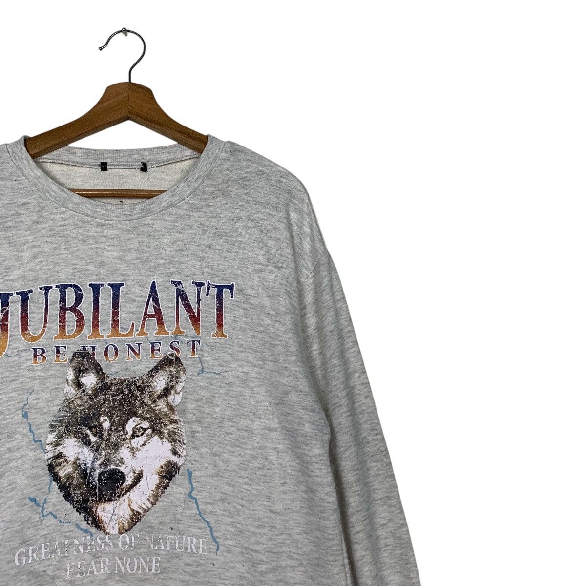 Japanese Brand Jubilant Be Honest Crewneck Sweatshirt Size US L / EU 52-54 / 3 - 5 Thumbnail