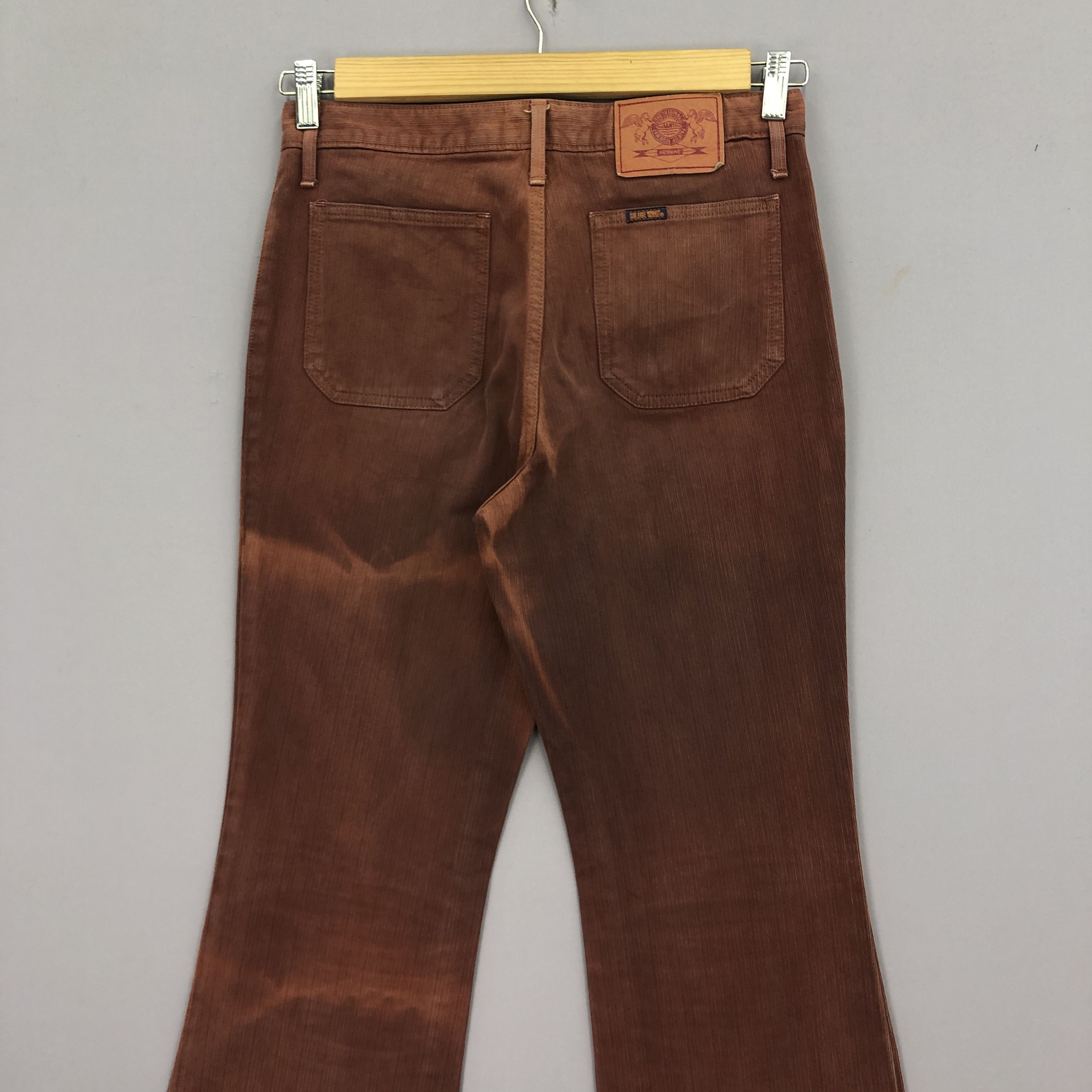 Japanese Brand Vintage 90s Blue Way Flare Jeans Bell Bottom Denim GF30269 Size 28" / US 6 / IT 42 - 4 Thumbnail