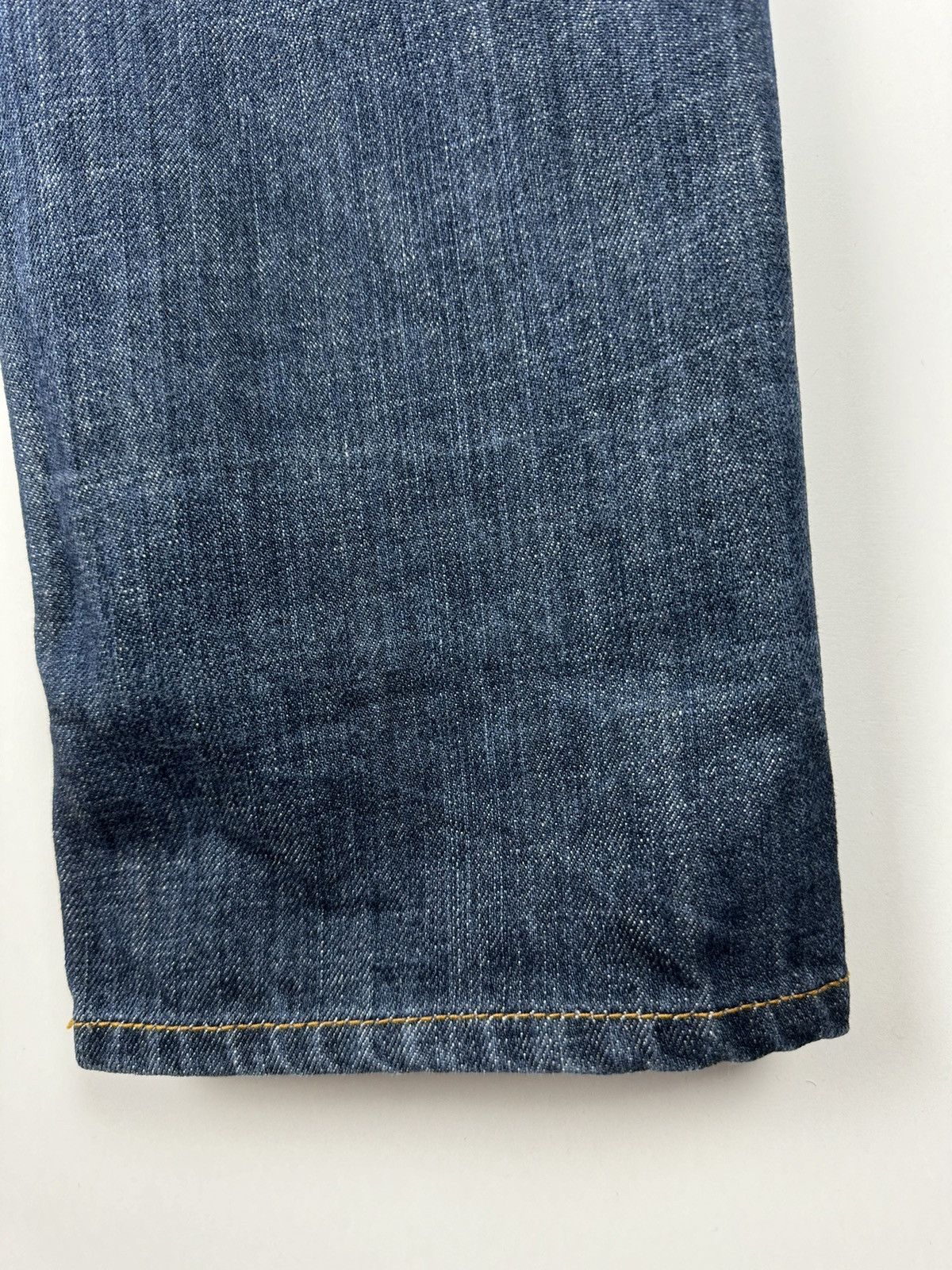 Designer Replay Guccio Low Waist Slim Stretch Waxed Denim Jeans Size US 30 / EU 46 - 13 Thumbnail