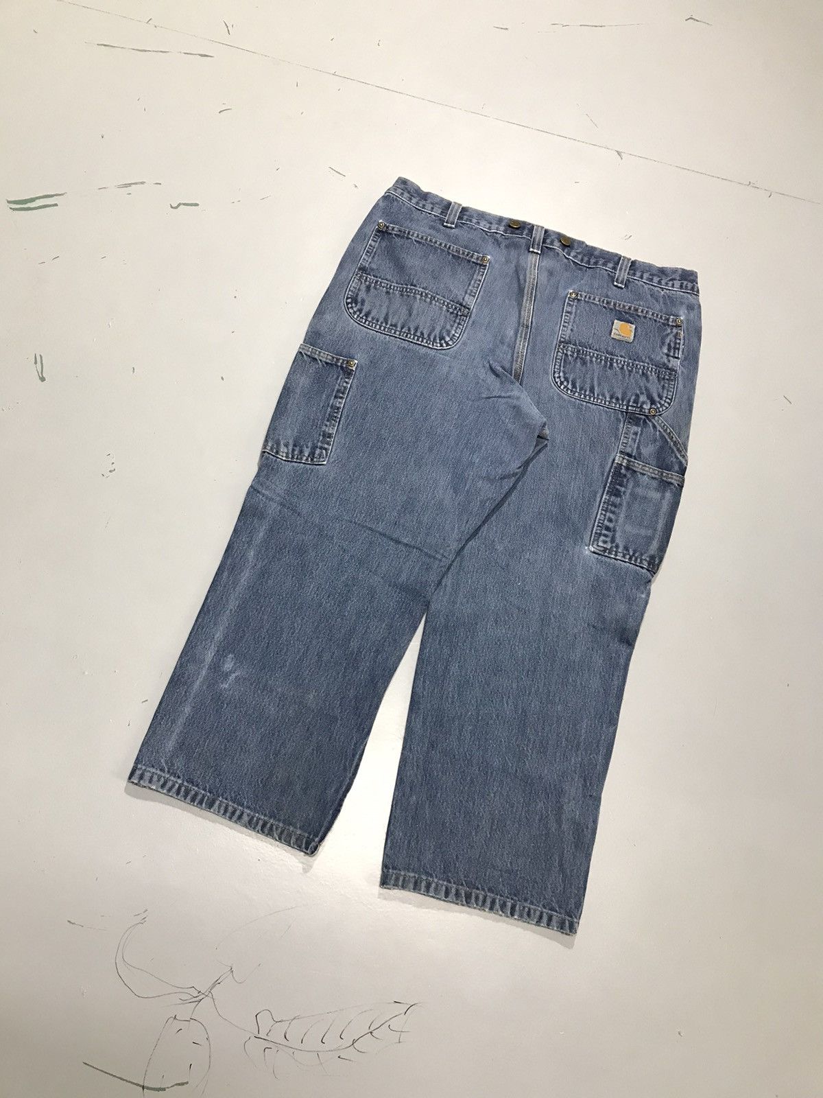 Carhartt Vintage Carhartt double knee pant workwear Size US 36 / EU 52 - 10 Thumbnail