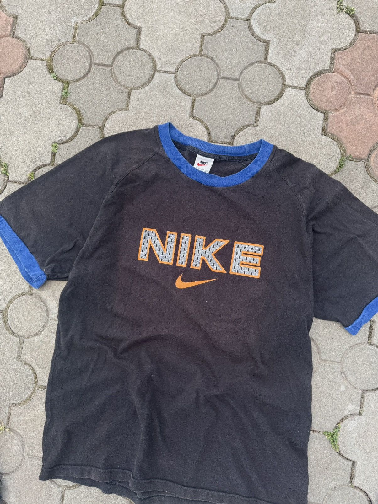 Nike × Vintage Vintage Nike Big Logo Swoosh Oversized Tee Y2K USA Size US M / EU 48-50 / 2 - 3 Thumbnail