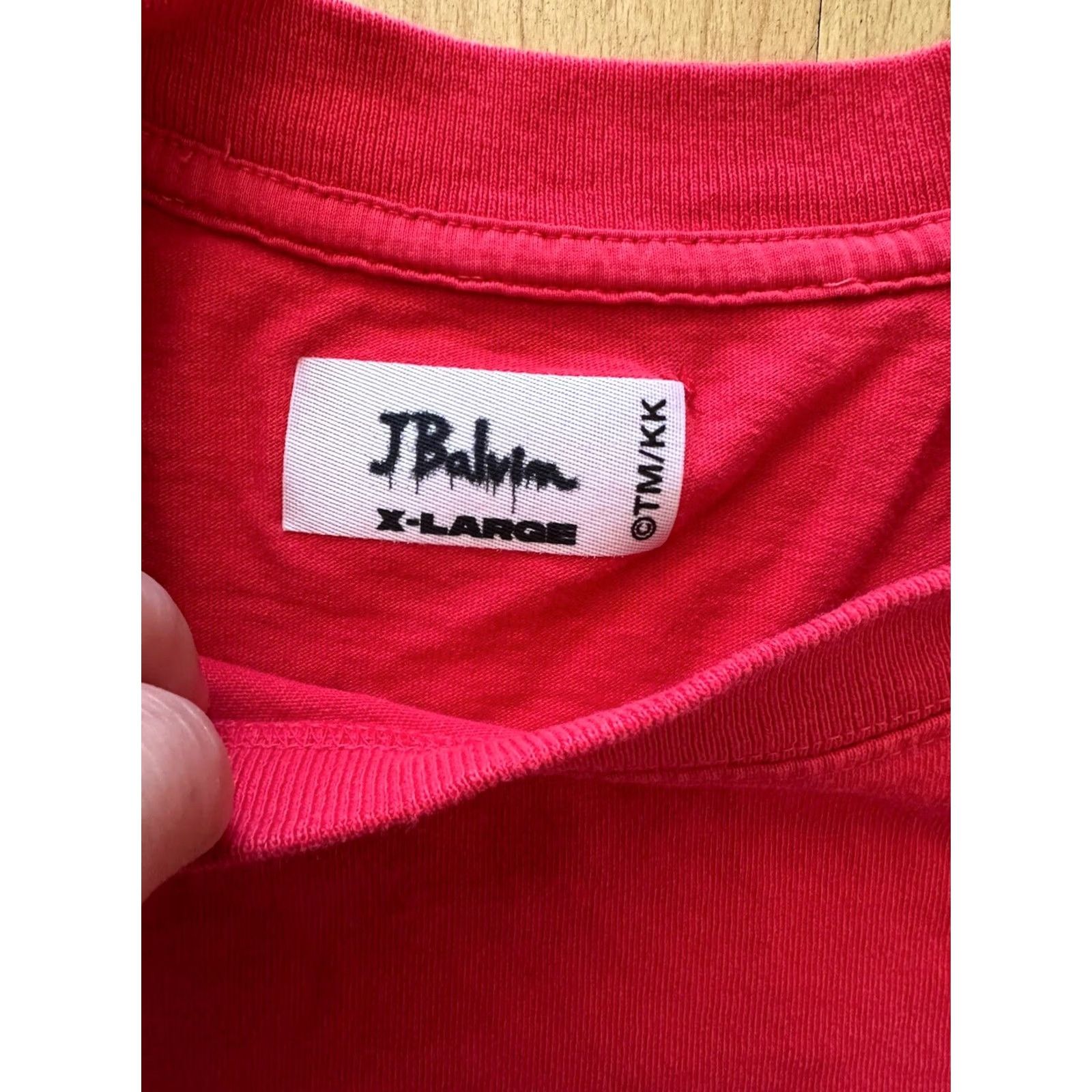 Vintage J BALVIN X TAKASHI MURAKAMI ROJO SCRIPT SPRAY PAINT TEE SHIRT RED XL RARE Size US XL / EU 56 / 4 - 3 Thumbnail